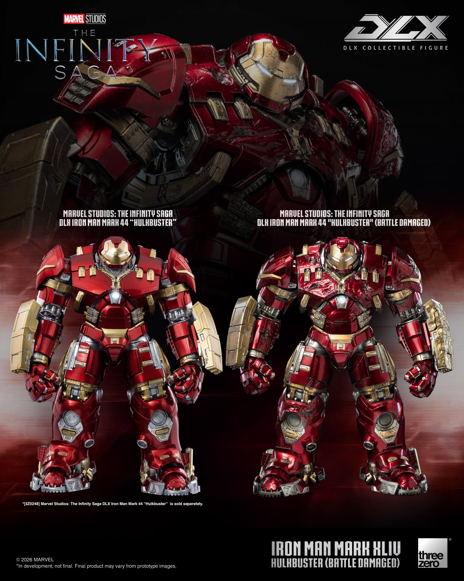 Marvel: The Infinity Saga DLX Iron Man 44 Hulkbuster (Battle Damaged) Action Figure Gallery Image 14