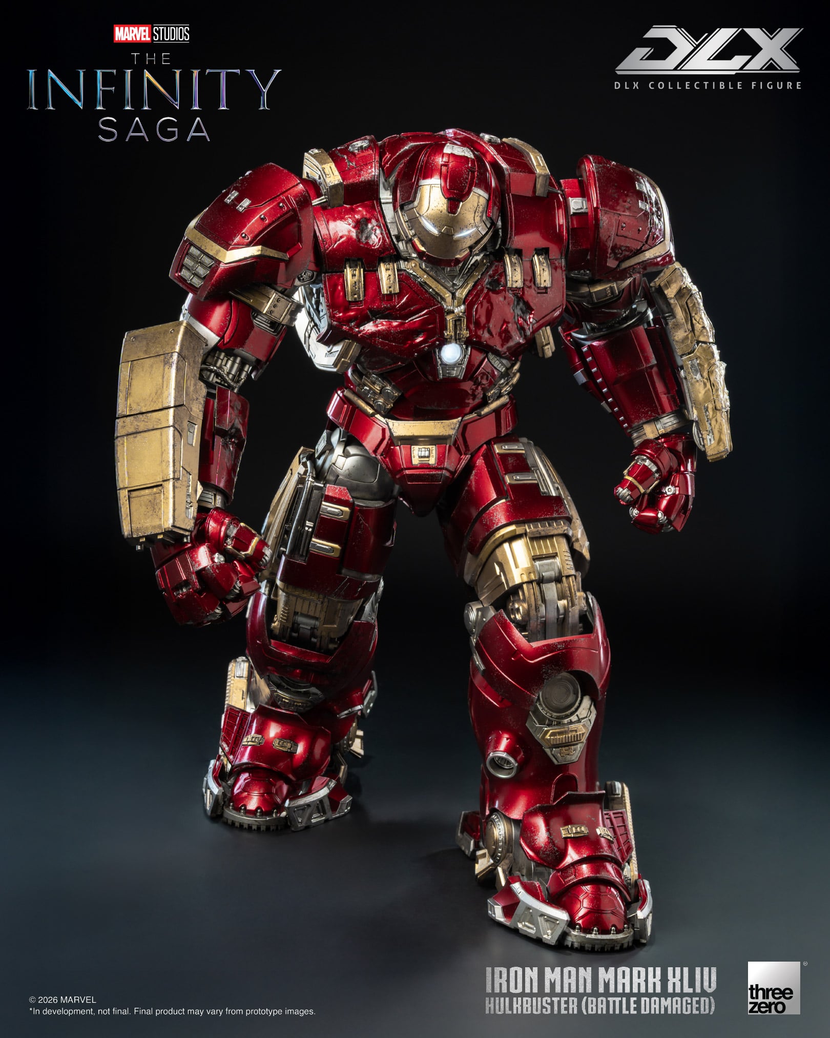 Marvel: The Infinity Saga DLX Iron Man 44 Hulkbuster (Battle Damaged) Action Figure Gallery Image 6