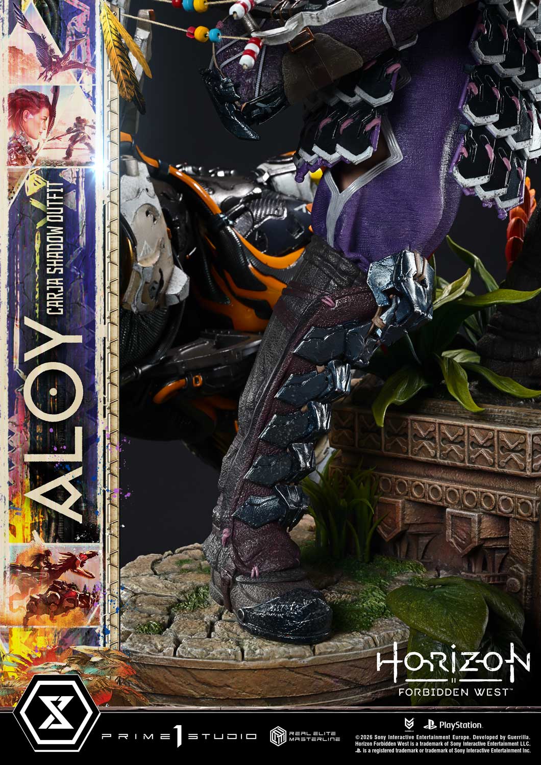 Horizon: Forbidden West Real Elite Masterline Aloy (Carja Shadow Outfit) 1/3 Scale Statue Gallery Image 15