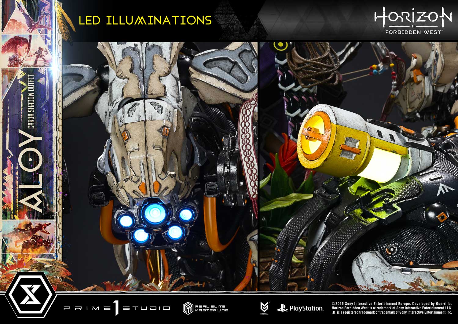 Horizon: Forbidden West Real Elite Masterline Aloy (Carja Shadow Outfit) 1/3 Scale Statue Gallery Image 33