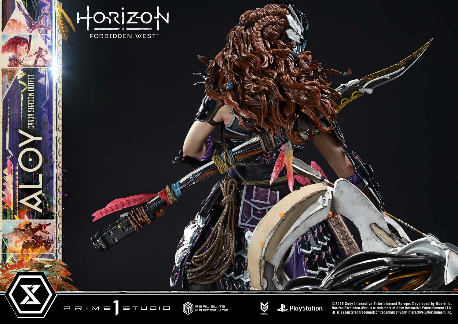 Horizon: Forbidden West Real Elite Masterline Aloy (Carja Shadow Outfit) 1/3 Scale Statue Gallery Image 22