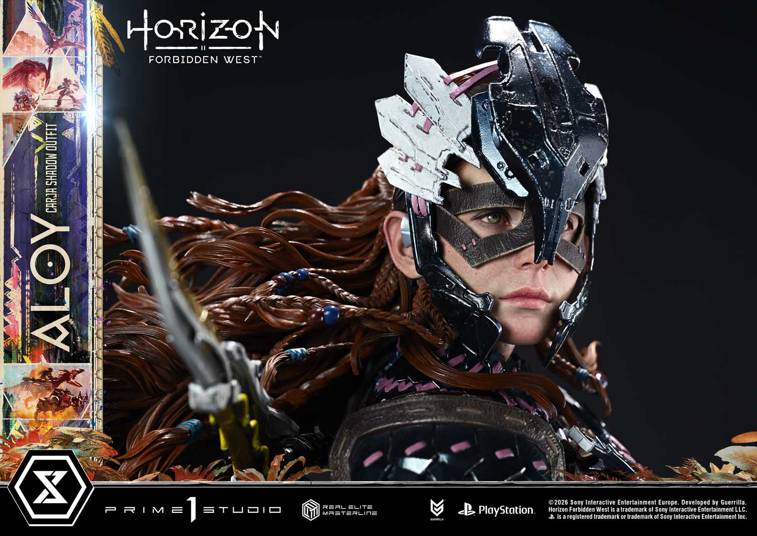 Horizon: Forbidden West Real Elite Masterline Aloy (Carja Shadow Outfit) 1/3 Scale Statue Gallery Image 18