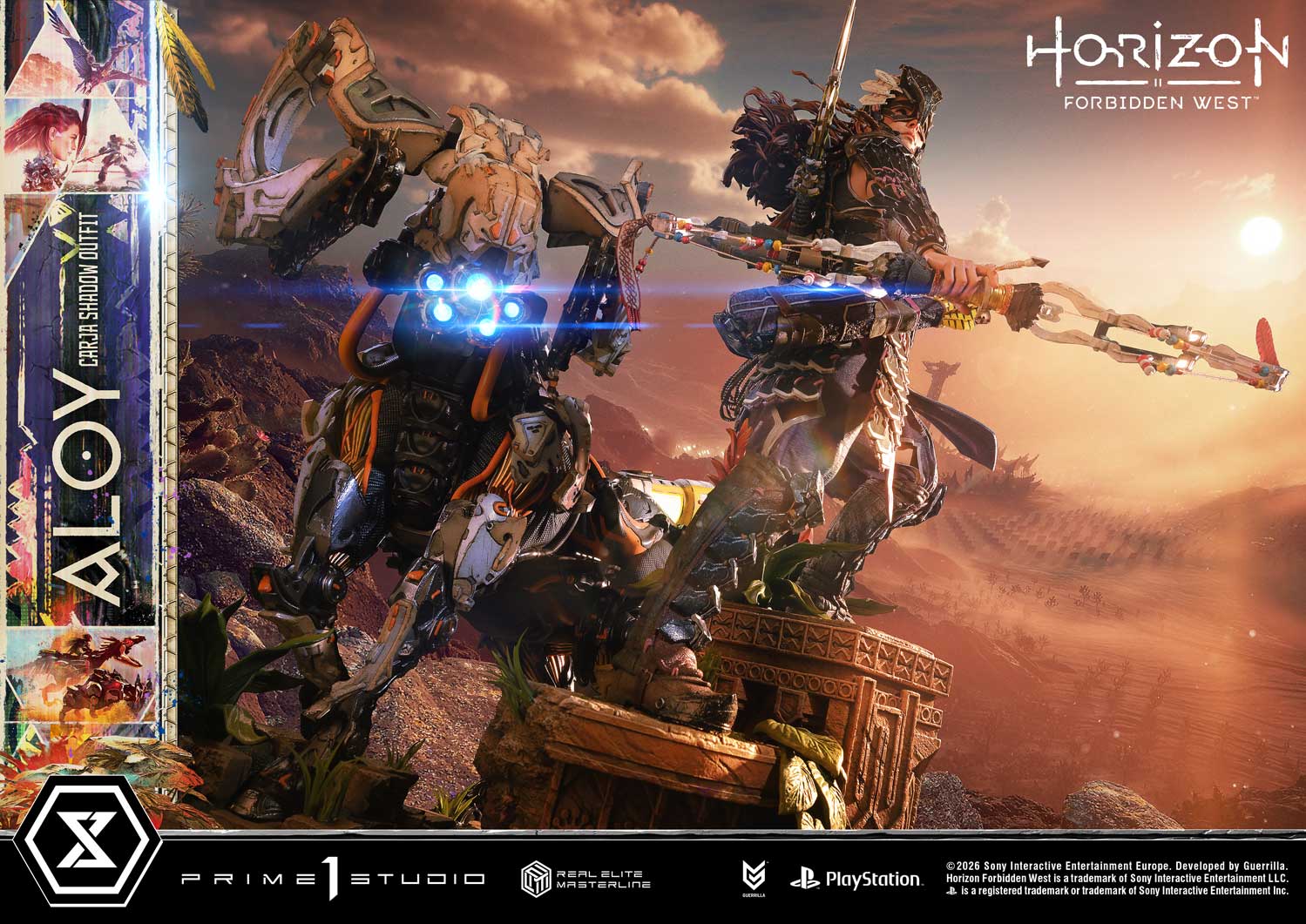 Horizon: Forbidden West Real Elite Masterline Aloy (Carja Shadow Outfit) 1/3 Scale Statue Gallery Image 10