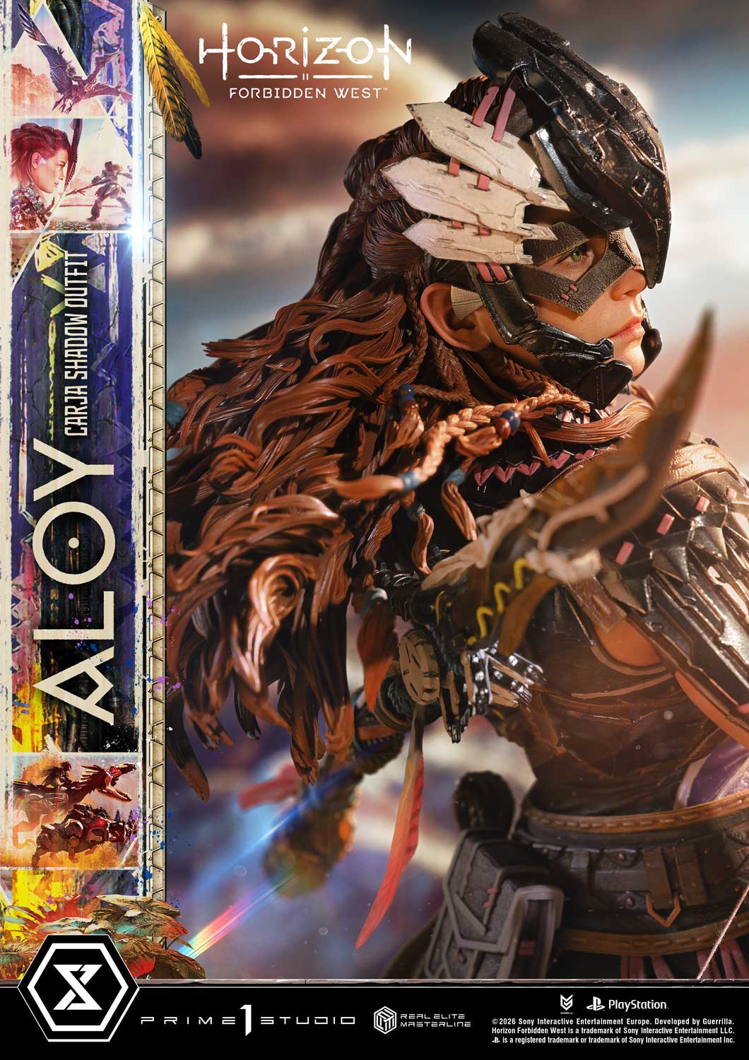 Horizon: Forbidden West Real Elite Masterline Aloy (Carja Shadow Outfit) 1/3 Scale Statue Gallery Image 12