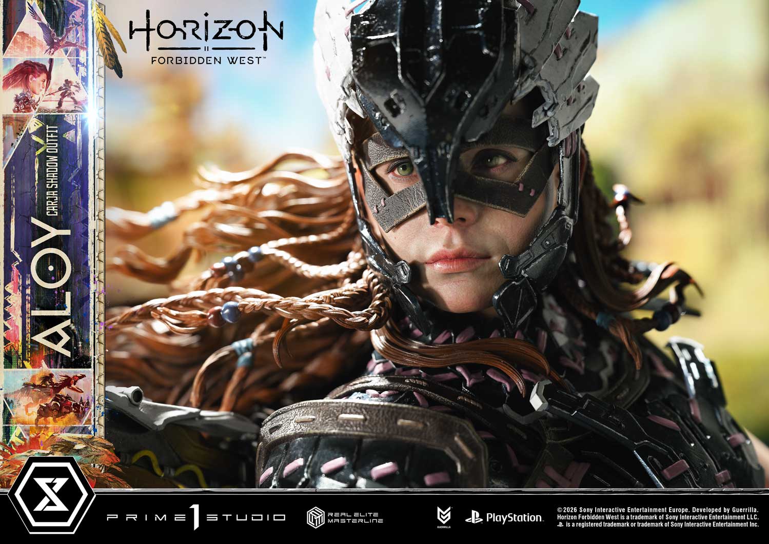 Horizon: Forbidden West Real Elite Masterline Aloy (Carja Shadow Outfit) 1/3 Scale Statue Gallery Image 9