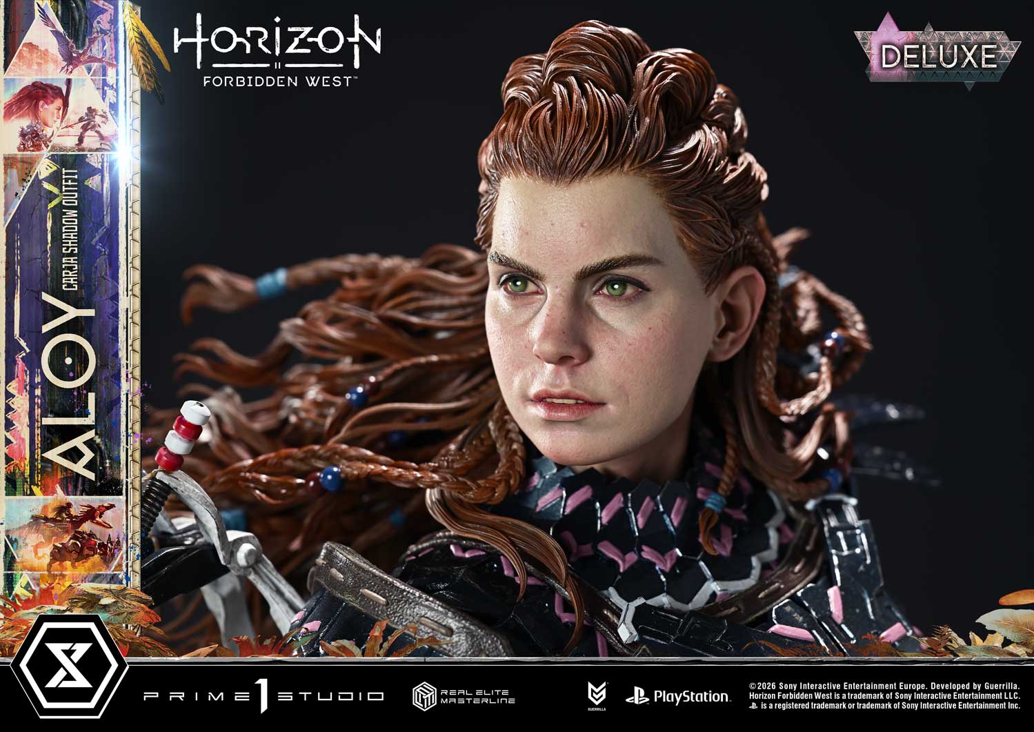 Horizon: Forbidden West Real Elite Masterline Aloy (Carja Shadow Outfit) (Deluxe Ver.) 1/3 Scale Statue Gallery Image 36