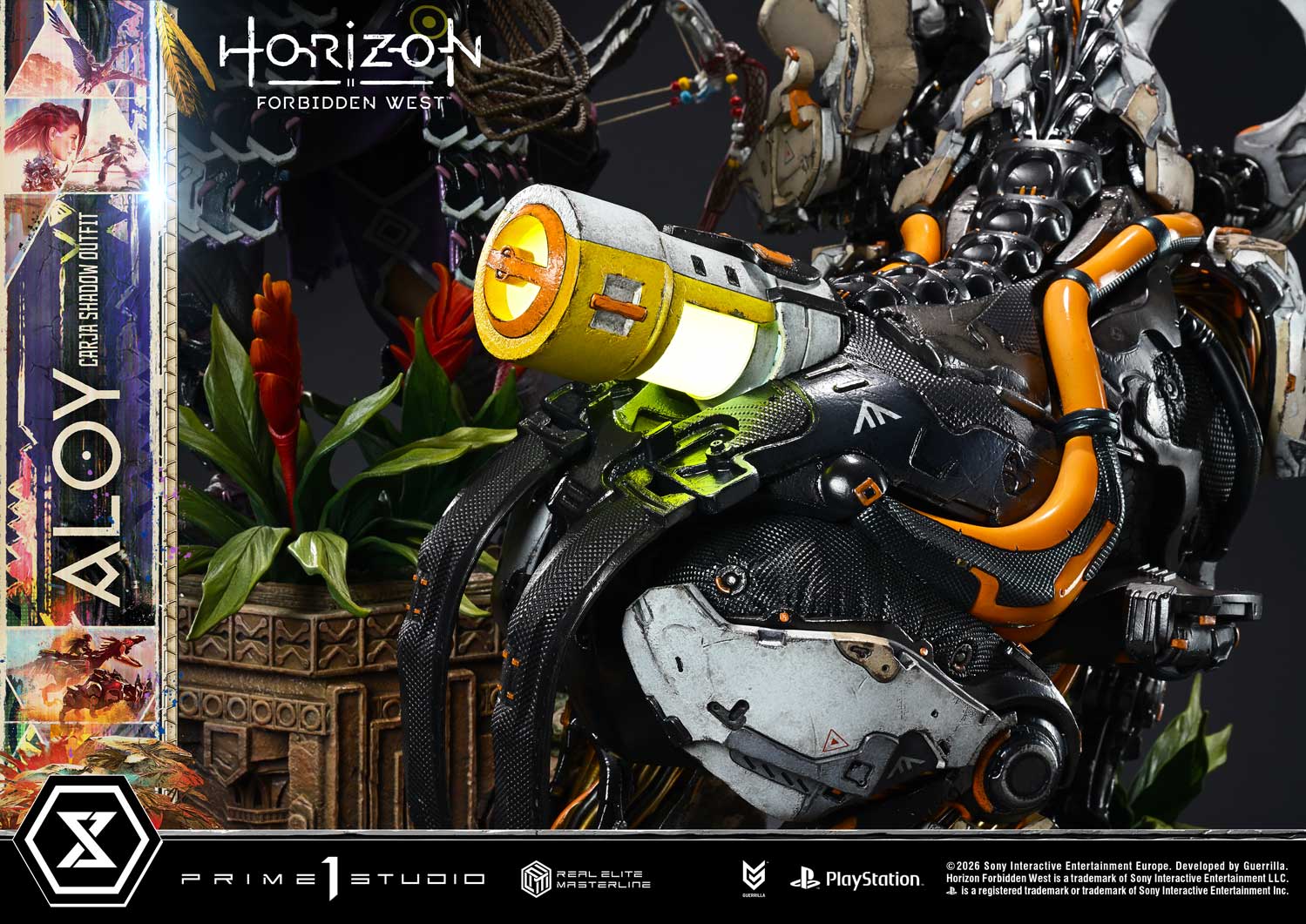 Horizon: Forbidden West Real Elite Masterline Aloy (Carja Shadow Outfit) (Deluxe Ver.) 1/3 Scale Statue Gallery Image 49
