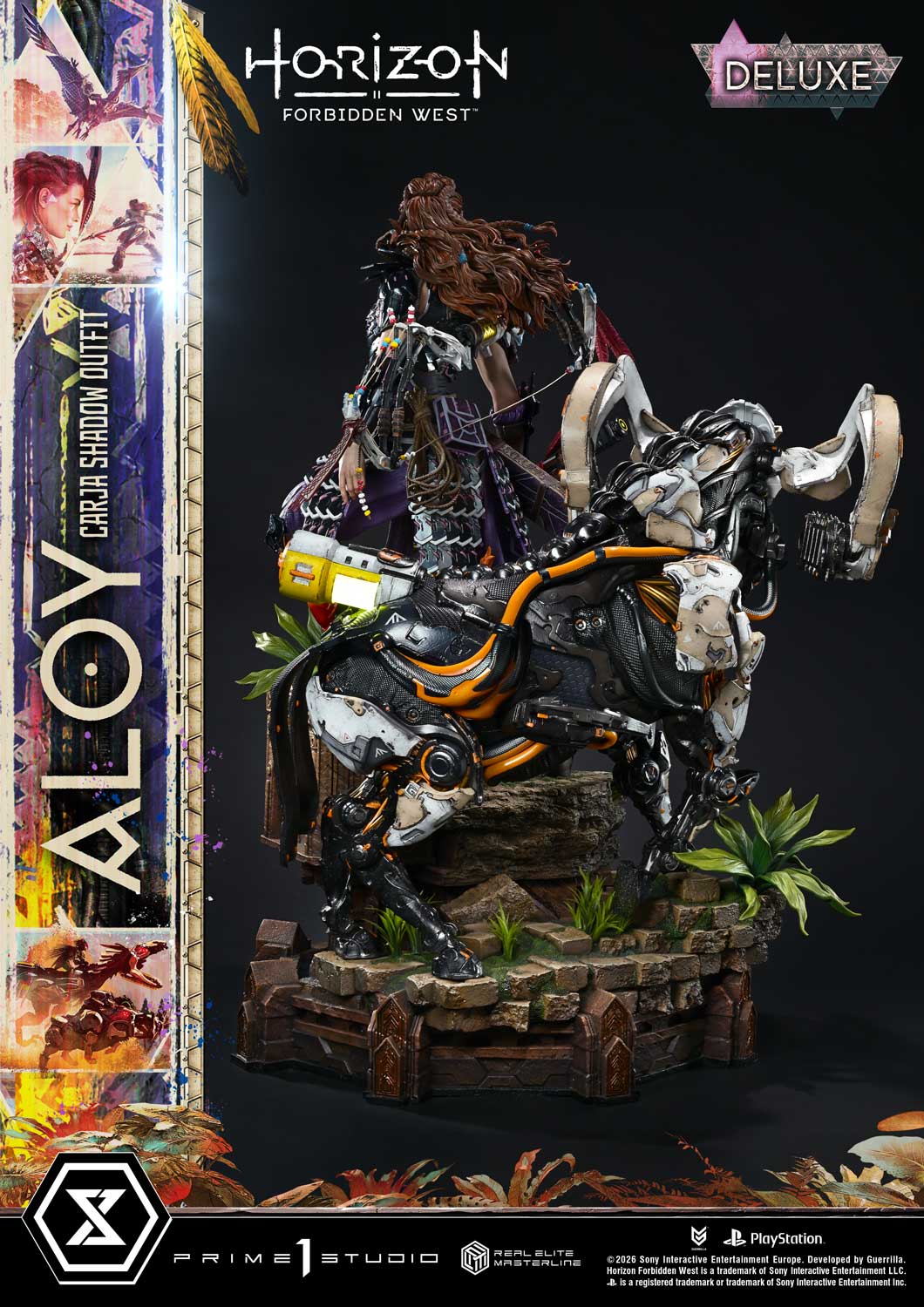 Horizon: Forbidden West Real Elite Masterline Aloy (Carja Shadow Outfit) (Deluxe Ver.) 1/3 Scale Statue Gallery Image 26