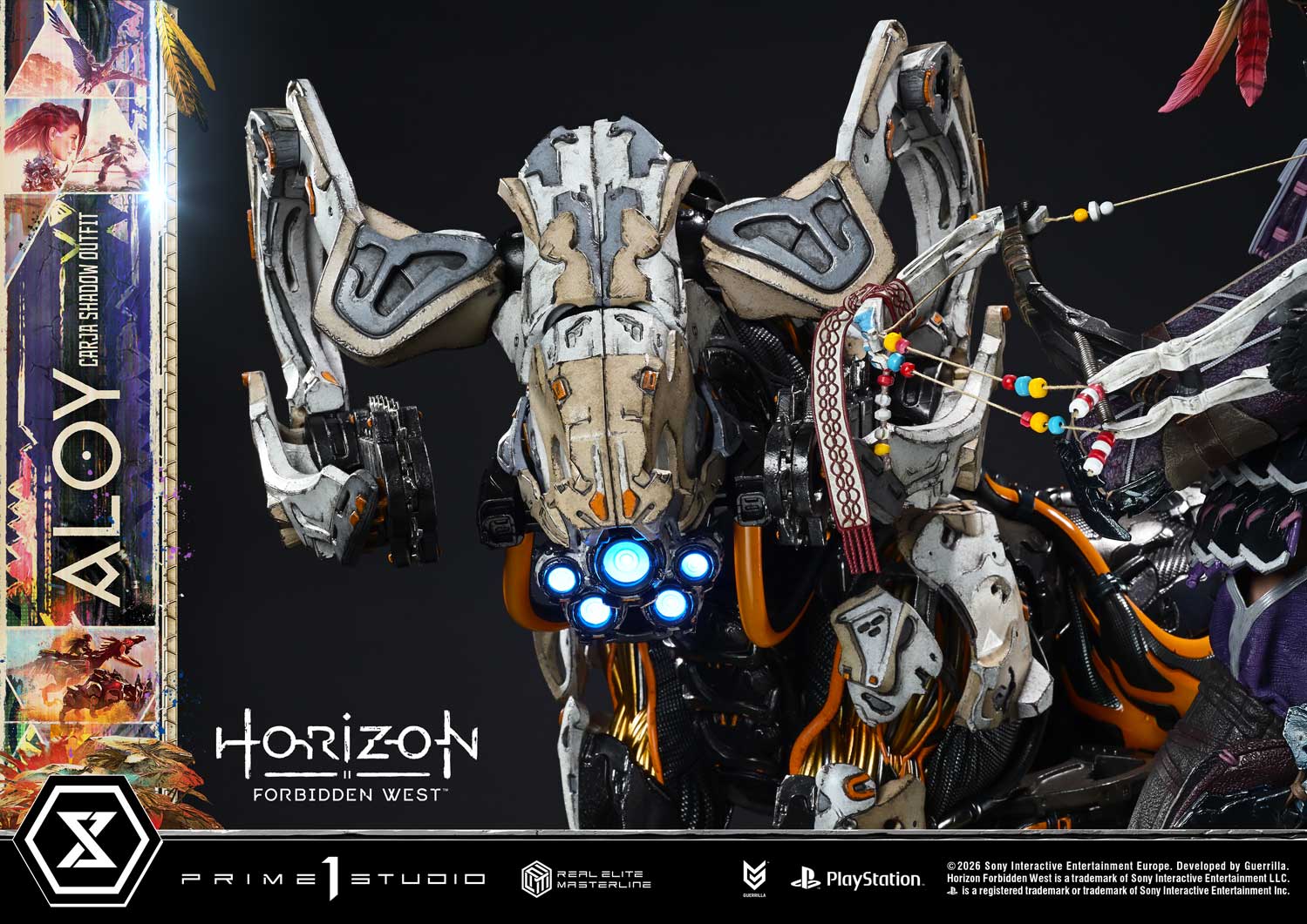 Horizon: Forbidden West Real Elite Masterline Aloy (Carja Shadow Outfit) (Deluxe Ver.) 1/3 Scale Statue Gallery Image 48