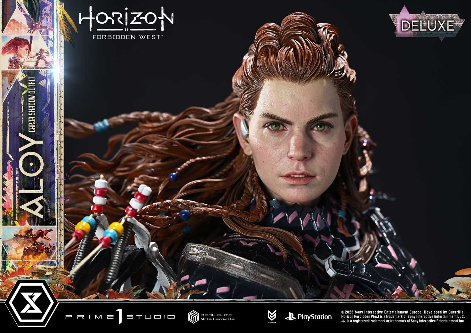 Horizon: Forbidden West Real Elite Masterline Aloy (Carja Shadow Outfit) (Deluxe Ver.) 1/3 Scale Statue Gallery Image 35