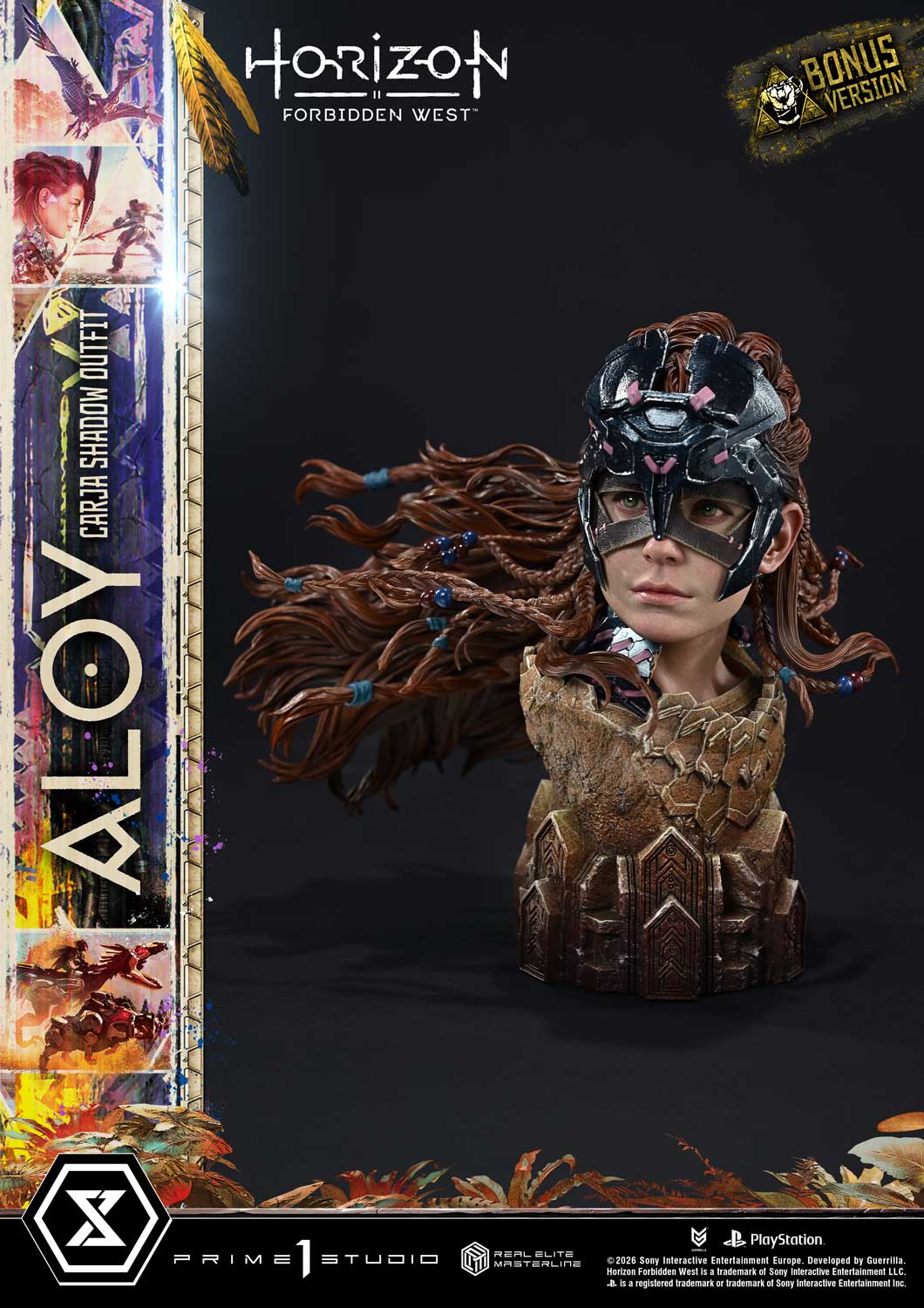 Horizon: Forbidden West Real Elite Masterline Aloy (Carja Shadow Outfit) (Deluxe Bonus Ver.) 1/3 Scale Limited Edition Statue Gallery Image 45