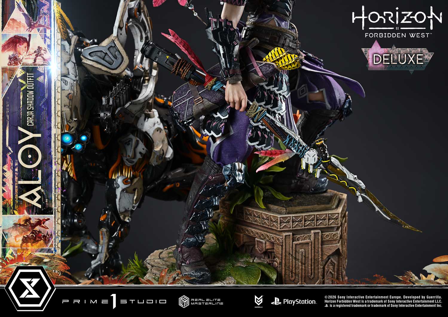 Horizon: Forbidden West Real Elite Masterline Aloy (Carja Shadow Outfit) (Deluxe Bonus Ver.) 1/3 Scale Limited Edition Statue Gallery Image 49