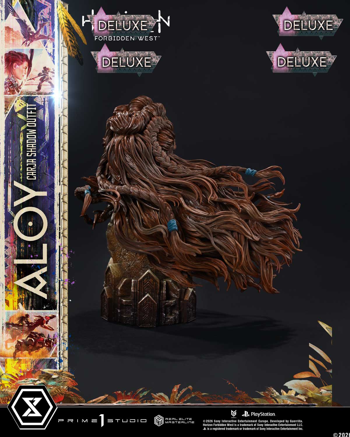 Horizon: Forbidden West Real Elite Masterline Aloy (Carja Shadow Outfit) (Deluxe Bonus Ver.) 1/3 Scale Limited Edition Statue Gallery Image 47
