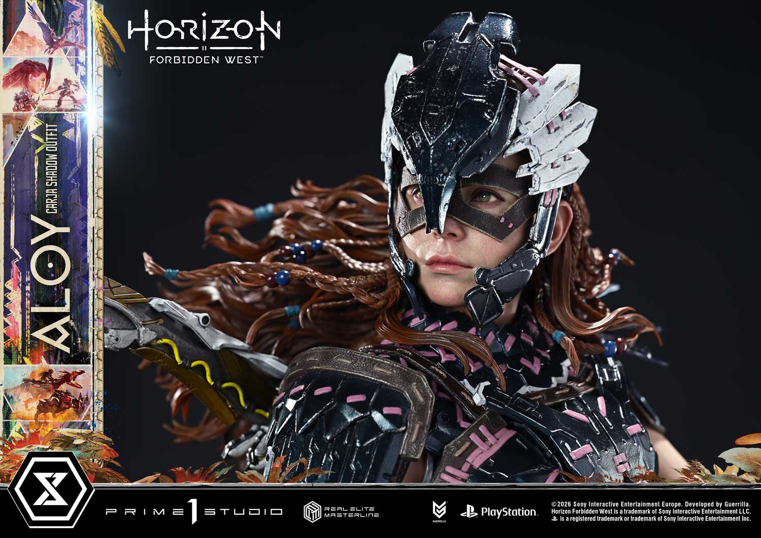 Horizon: Forbidden West Real Elite Masterline Aloy (Carja Shadow Outfit) (Deluxe Bonus Ver.) 1/3 Scale Limited Edition Statue Gallery Image 44