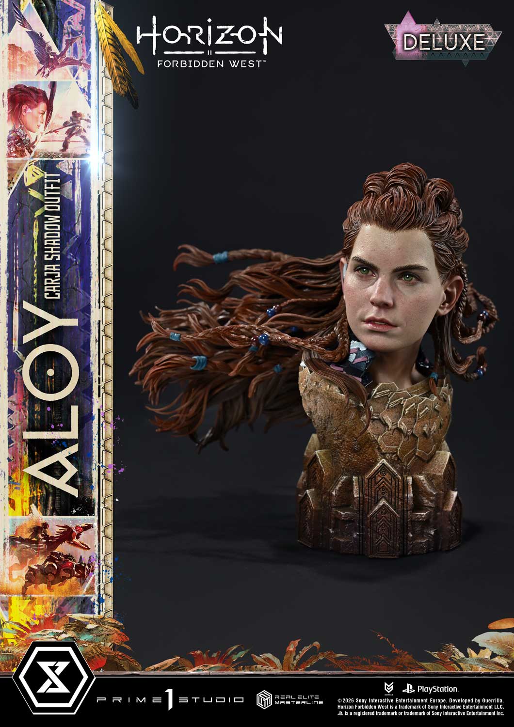 Horizon: Forbidden West Real Elite Masterline Aloy (Carja Shadow Outfit) (Deluxe Bonus Ver.) 1/3 Scale Limited Edition Statue Gallery Image 46