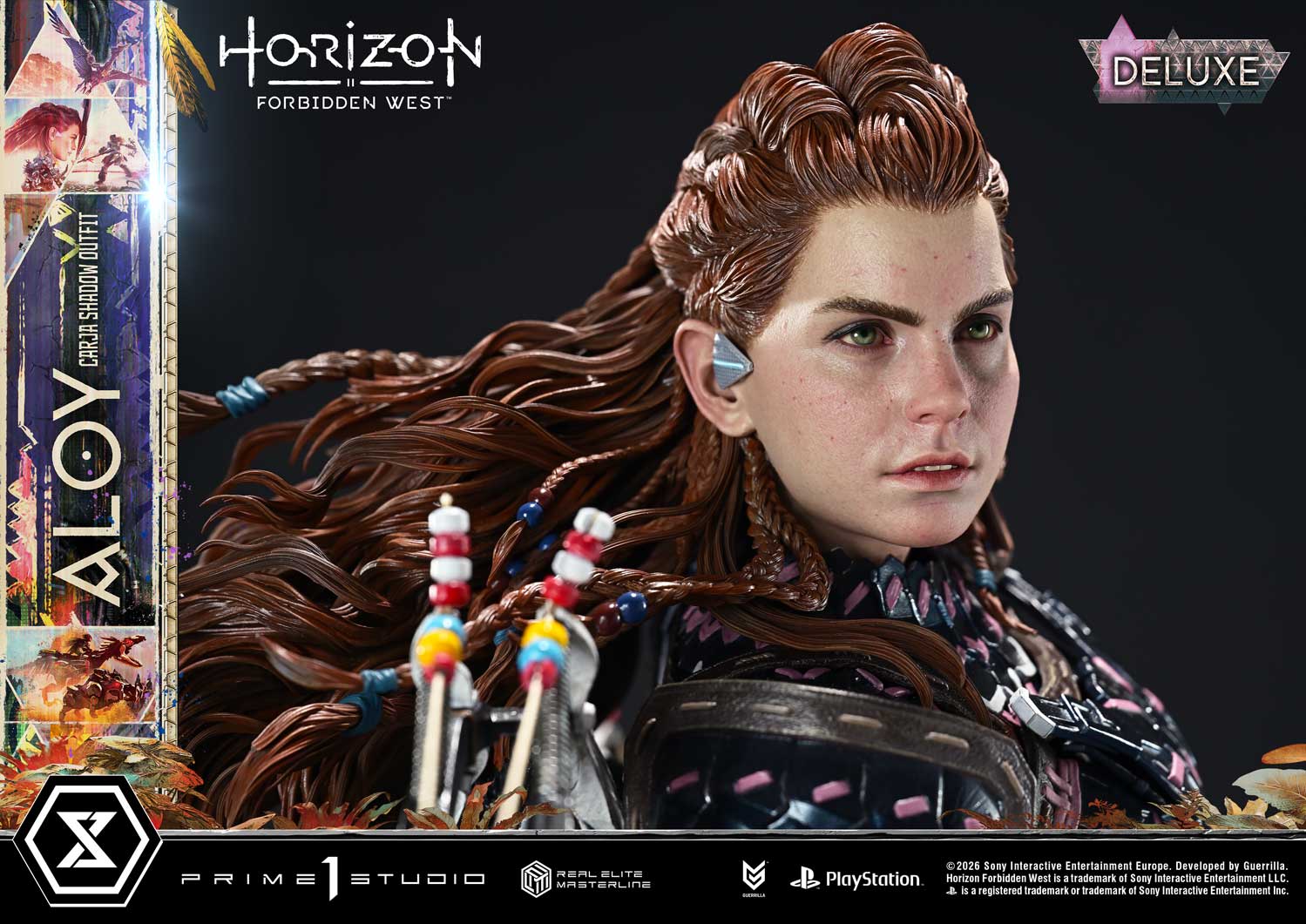 Horizon: Forbidden West Real Elite Masterline Aloy (Carja Shadow Outfit) (Deluxe Bonus Ver.) 1/3 Scale Limited Edition Statue Gallery Image 41