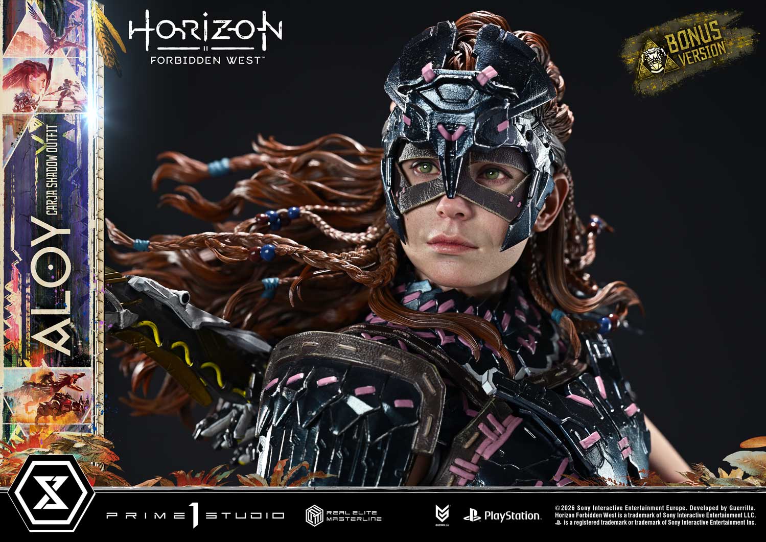 Horizon: Forbidden West Real Elite Masterline Aloy (Carja Shadow Outfit) (Deluxe Bonus Ver.) 1/3 Scale Limited Edition Statue Gallery Image 38
