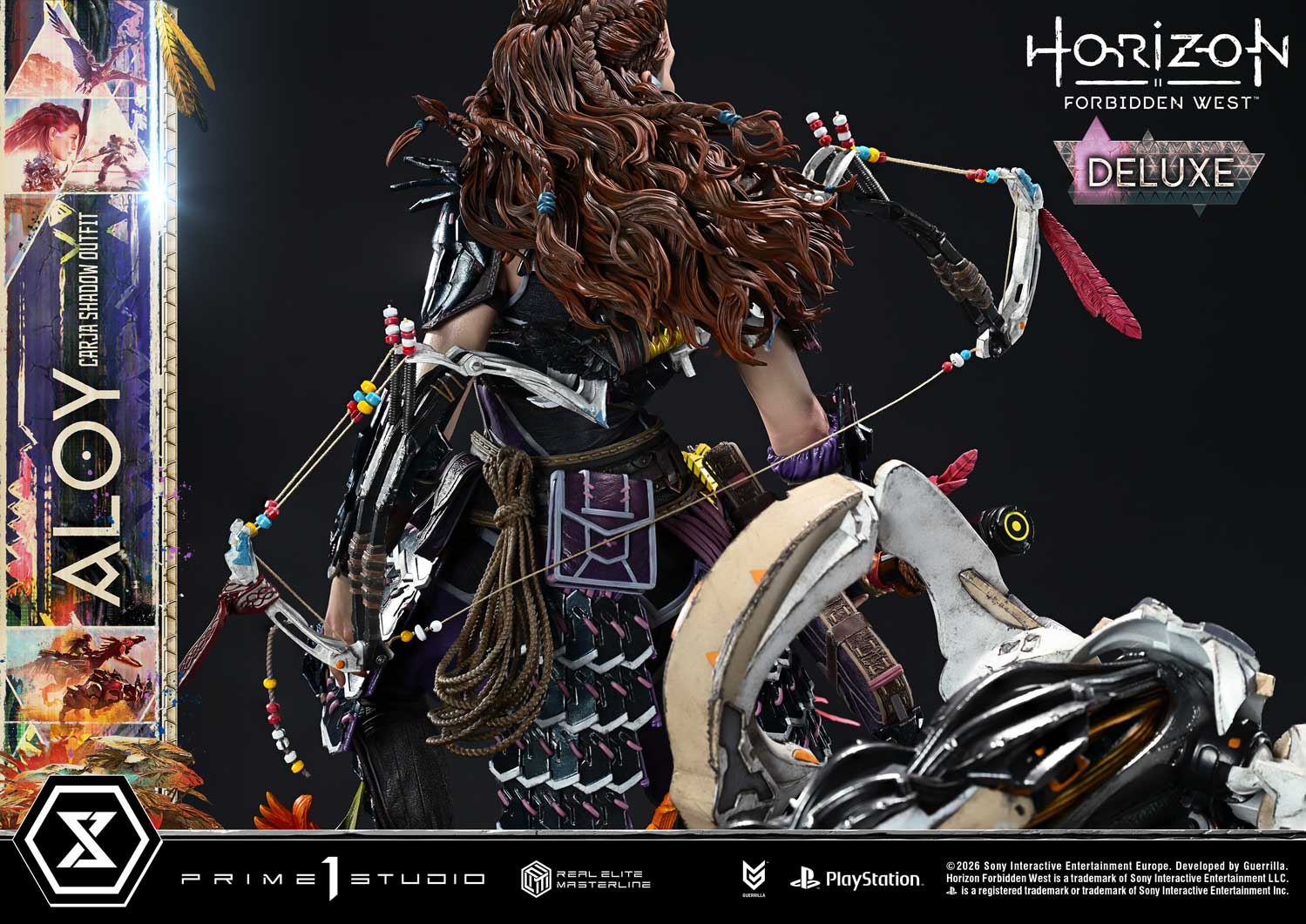 Horizon: Forbidden West Real Elite Masterline Aloy (Carja Shadow Outfit) (Deluxe Bonus Ver.) 1/3 Scale Limited Edition Statue Gallery Image 51