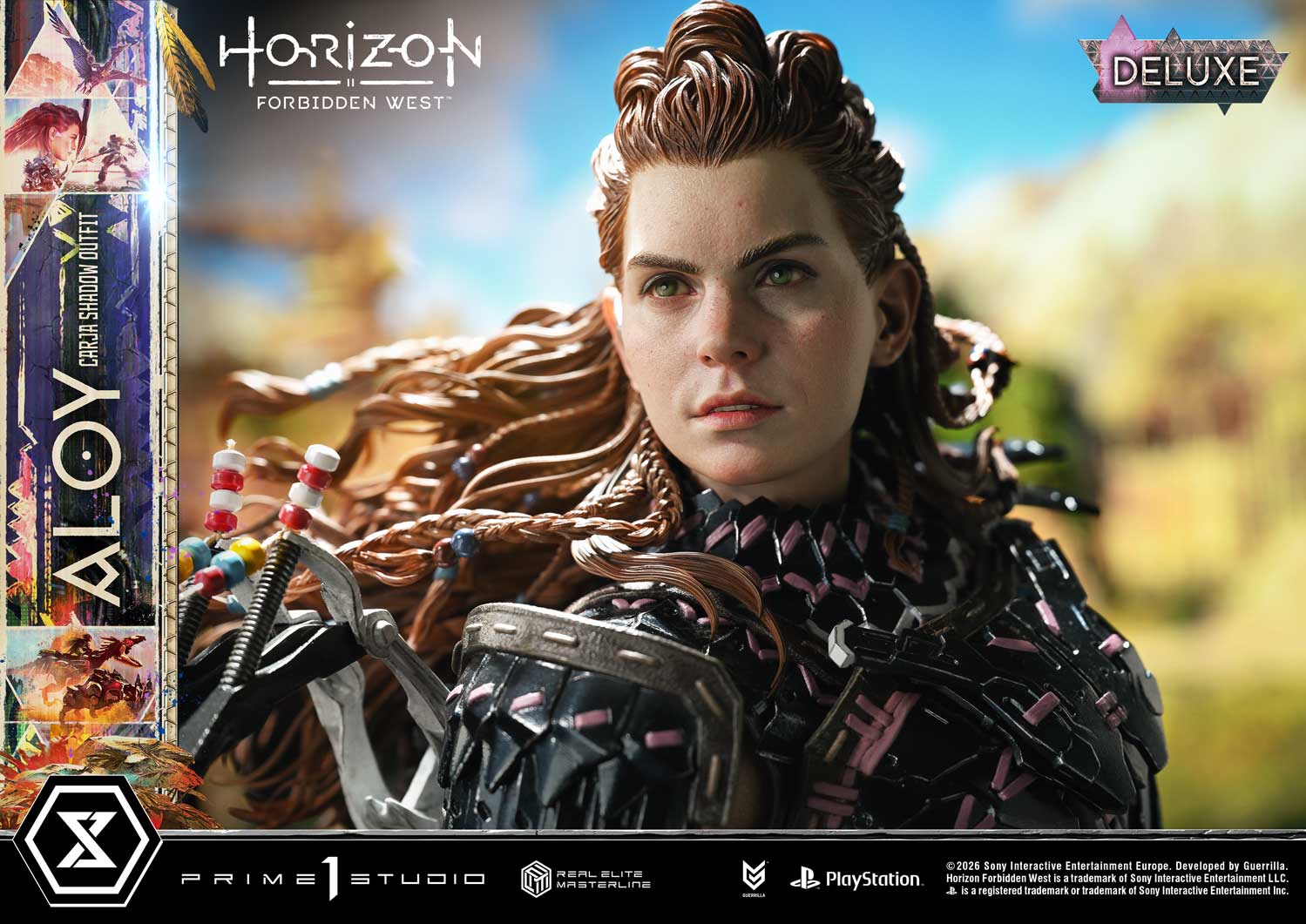Horizon: Forbidden West Real Elite Masterline Aloy (Carja Shadow Outfit) (Deluxe Bonus Ver.) 1/3 Scale Limited Edition Statue Gallery Image 17