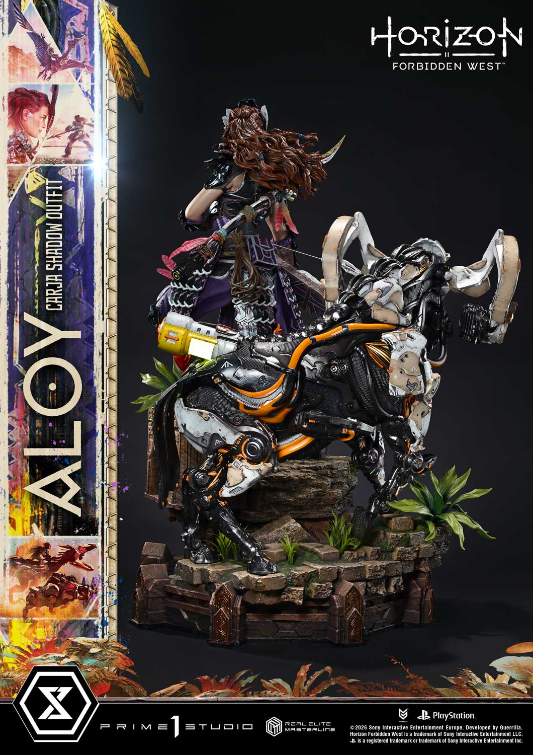 Horizon: Forbidden West Real Elite Masterline Aloy (Carja Shadow Outfit) (Deluxe Bonus Ver.) 1/3 Scale Limited Edition Statue Gallery Image 36