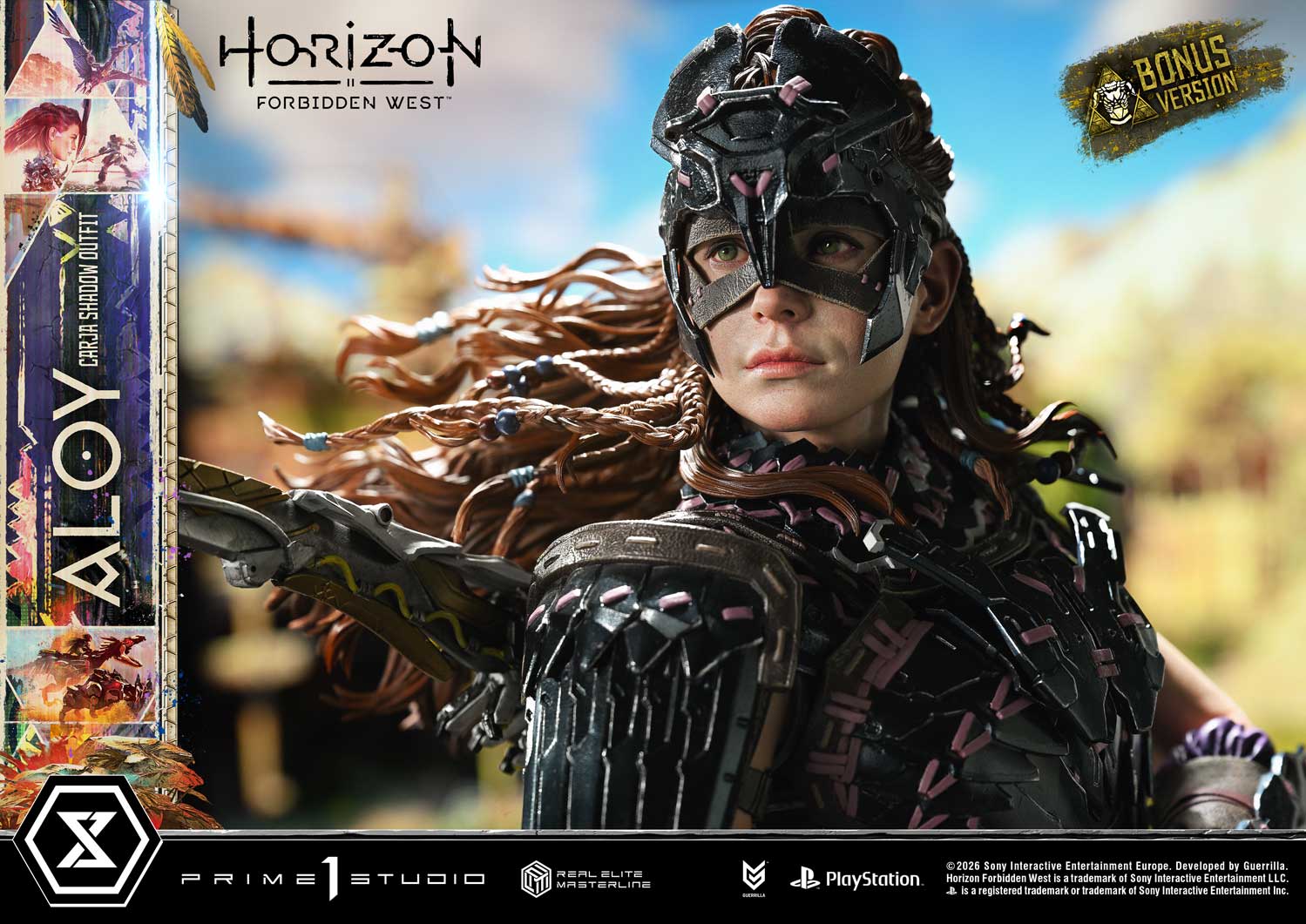 Horizon: Forbidden West Real Elite Masterline Aloy (Carja Shadow Outfit) (Deluxe Bonus Ver.) 1/3 Scale Limited Edition Statue Gallery Image 16