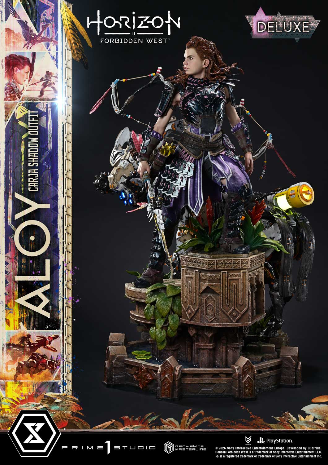 Horizon: Forbidden West Real Elite Masterline Aloy (Carja Shadow Outfit) (Deluxe Bonus Ver.) 1/3 Scale Limited Edition Statue Gallery Image 31