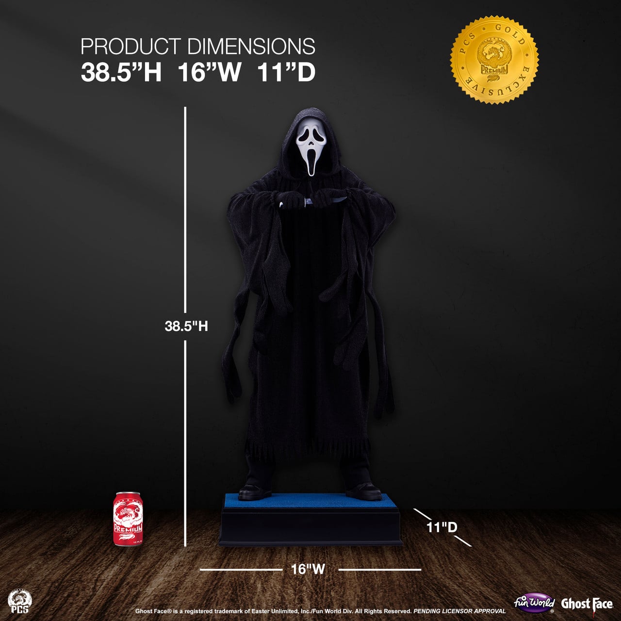 Ghost Face Elite Series Gold EX Edition 1/2 Scale Statue Gallery Image 35
