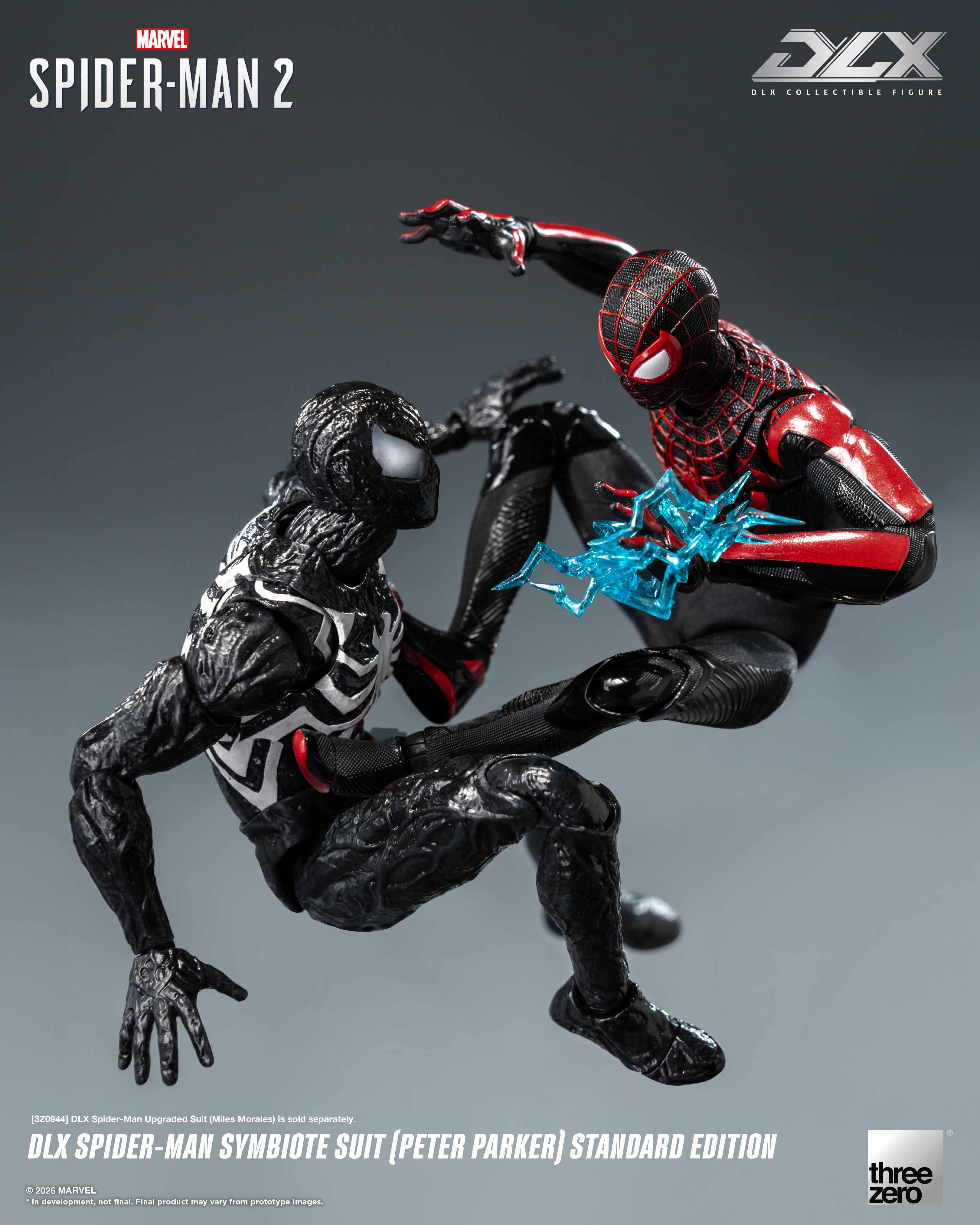 Marvel's Spider-Man 2 DLX Spider-Man Symbiote Suit (Peter Parker) Standard Edition Action Figure Gallery Image 19