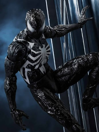 Image of Marvel's Spider-Man 2 DLX Spider-Man Symbiote Suit (Peter Parker) Standard Edition Action Figure