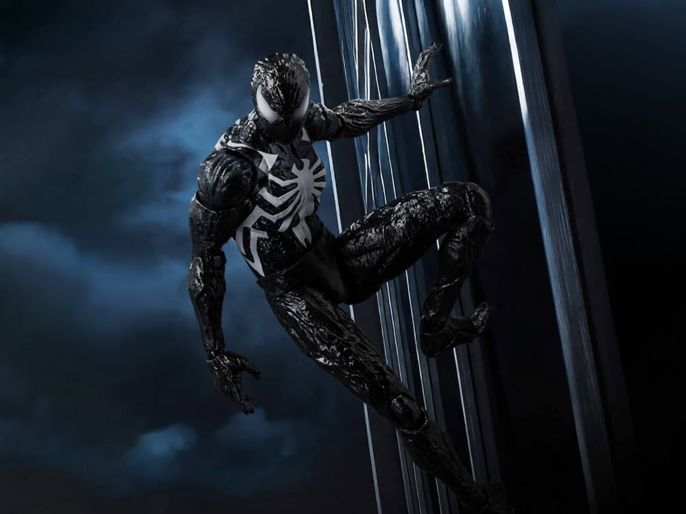 Image of Marvel's Spider-Man 2 DLX Spider-Man Symbiote Suit (Peter Parker) Standard Edition Action Figure