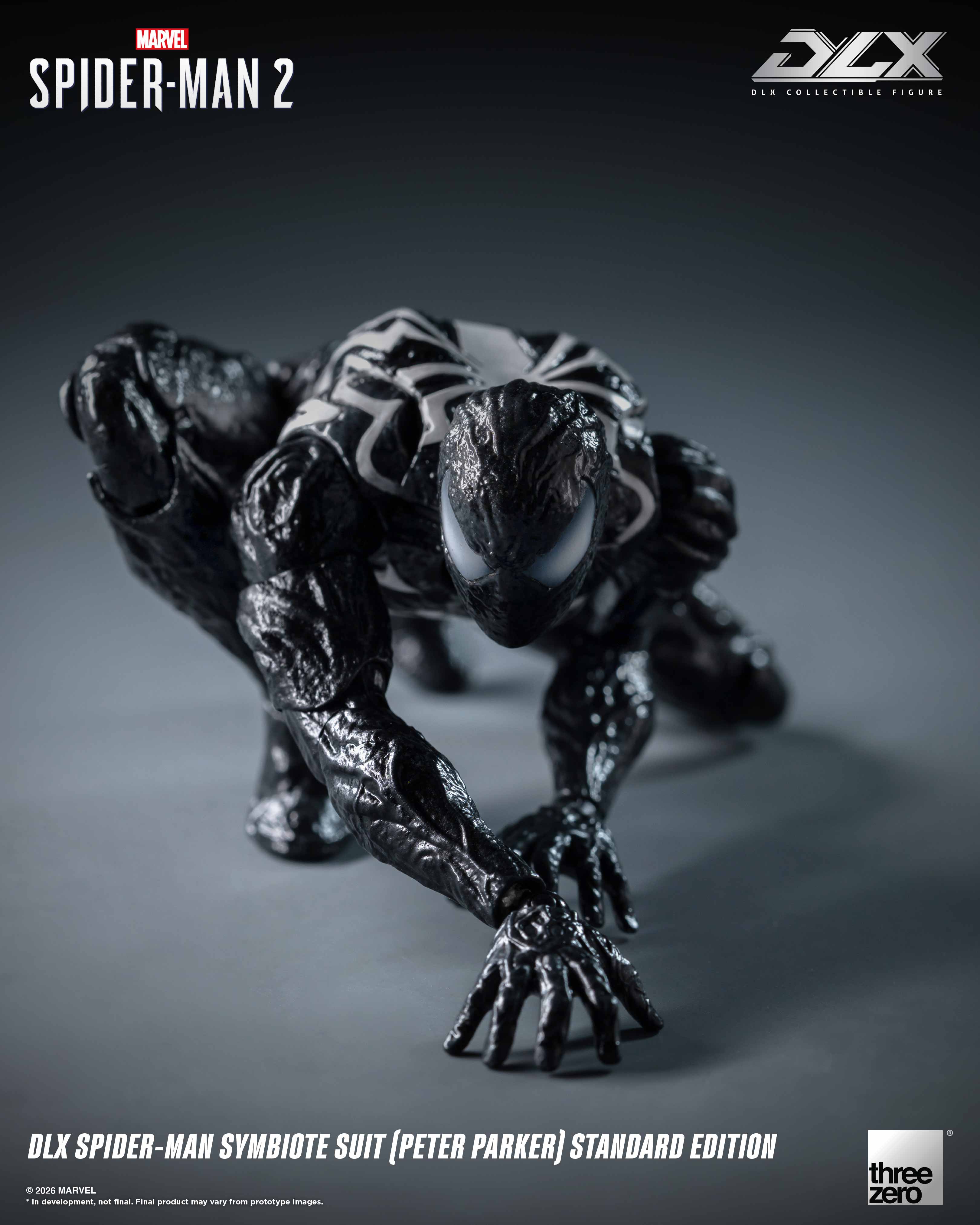 Marvel's Spider-Man 2 DLX Spider-Man Symbiote Suit (Peter Parker) Standard Edition Action Figure Gallery Image 9