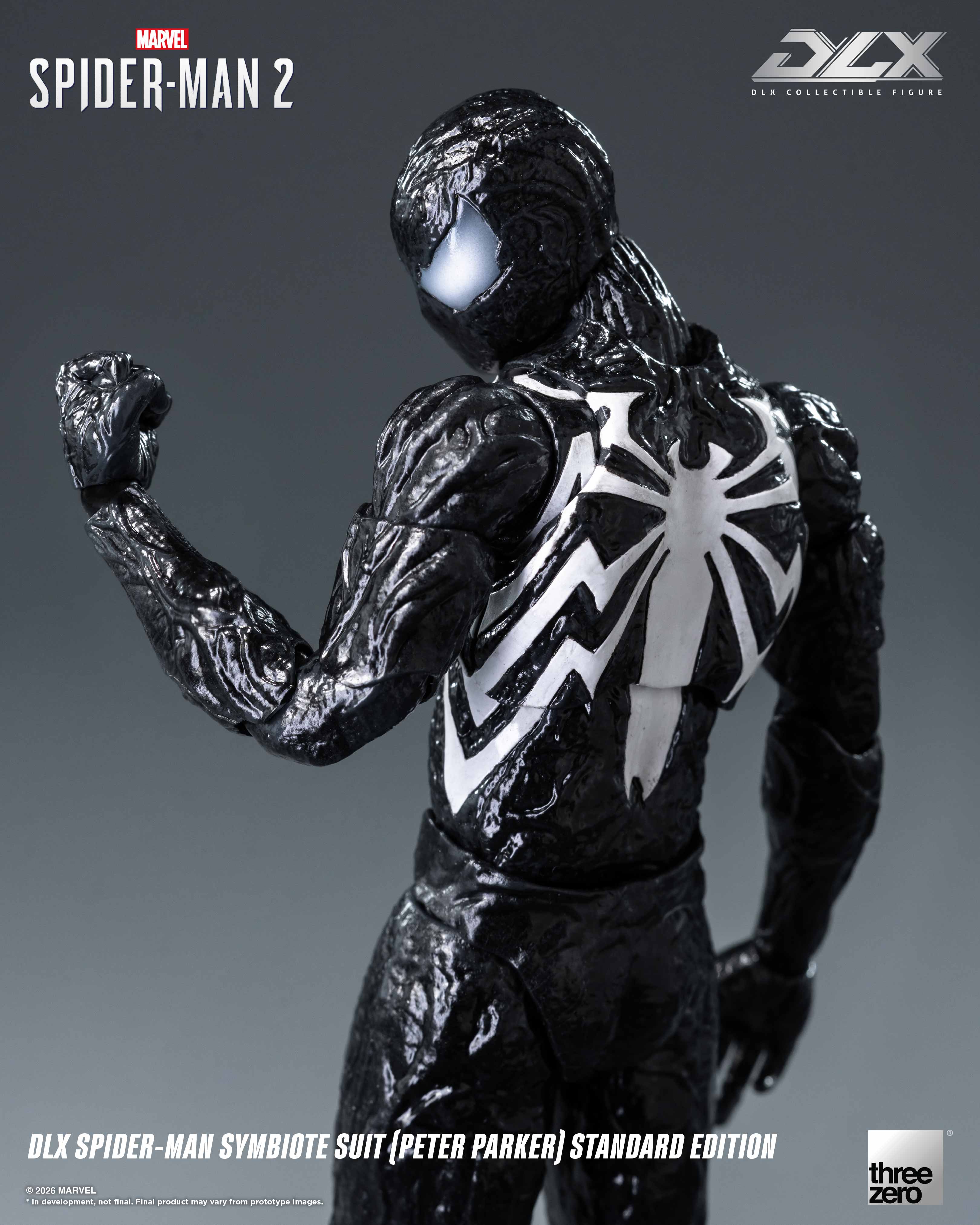 Marvel's Spider-Man 2 DLX Spider-Man Symbiote Suit (Peter Parker) Standard Edition Action Figure Gallery Image 15