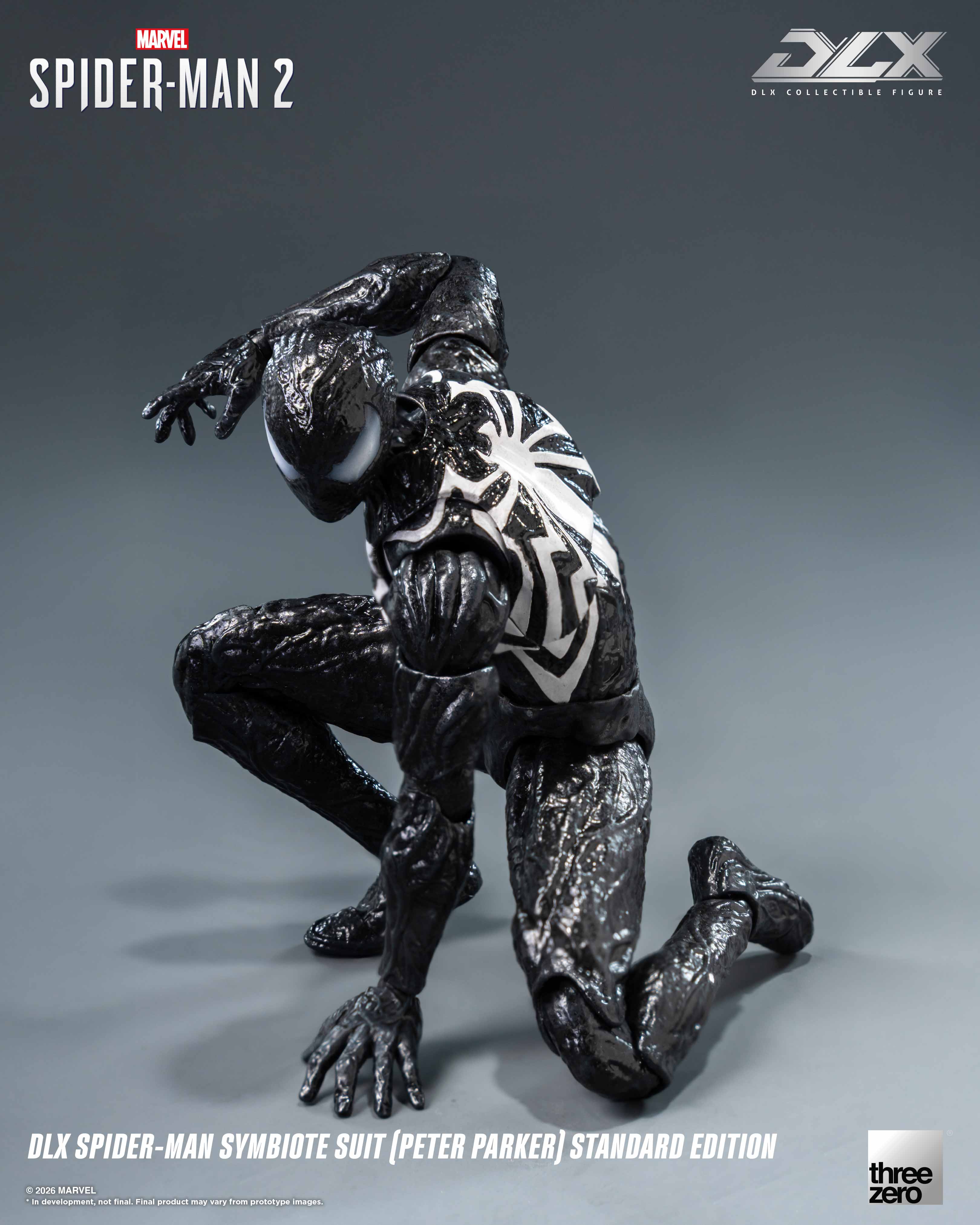 Marvel's Spider-Man 2 DLX Spider-Man Symbiote Suit (Peter Parker) Standard Edition Action Figure Gallery Image 8