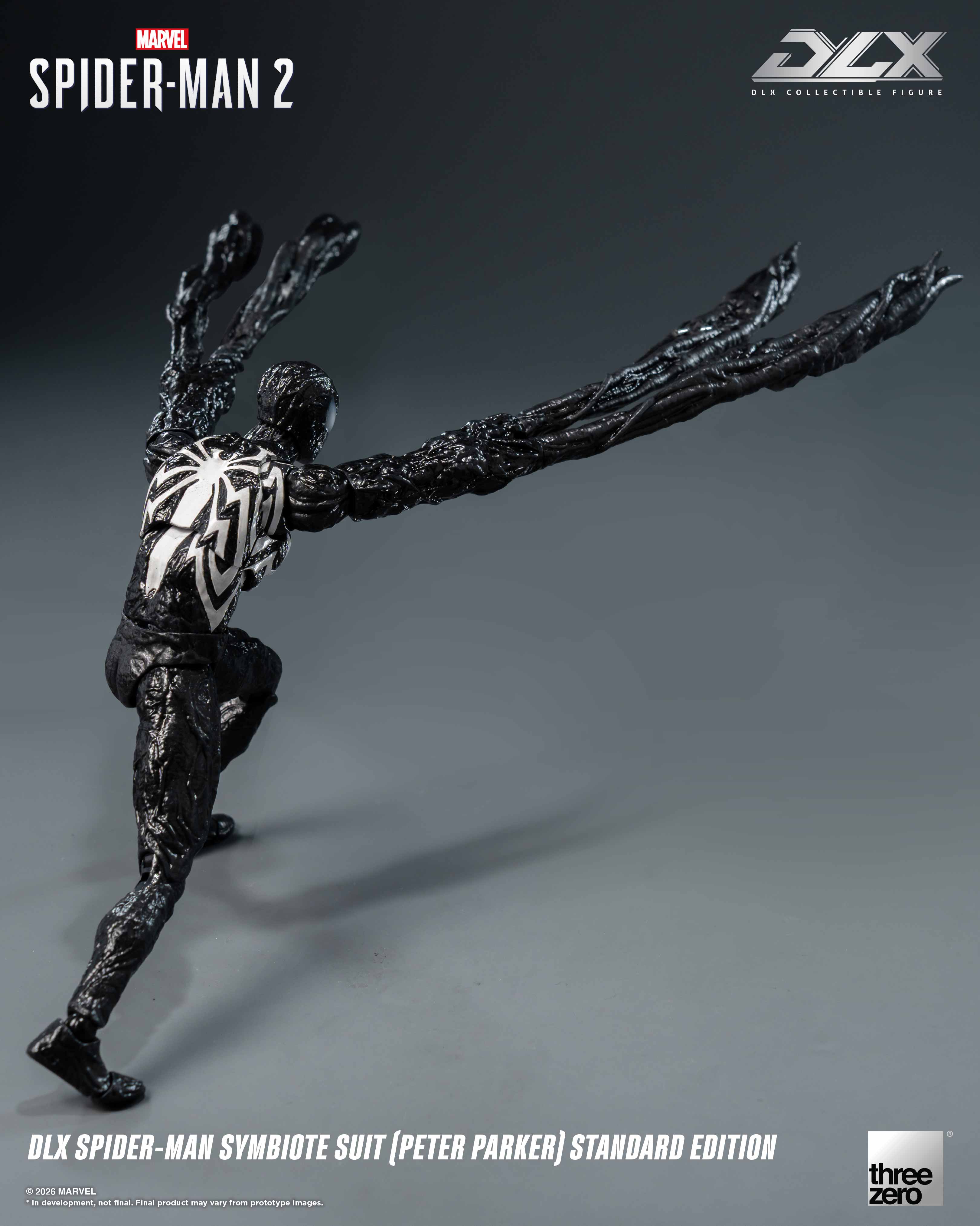 Marvel's Spider-Man 2 DLX Spider-Man Symbiote Suit (Peter Parker) Standard Edition Action Figure Gallery Image 14