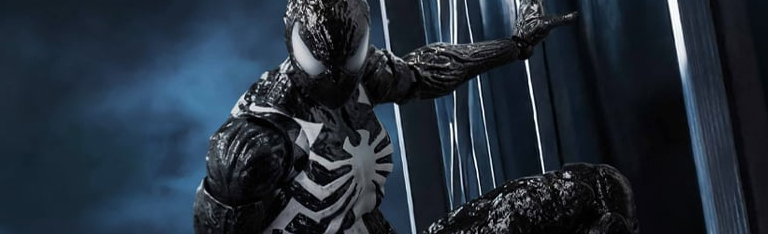 Image of Marvel's Spider-Man 2 DLX Spider-Man Symbiote Suit (Peter Parker) Standard Edition Action Figure