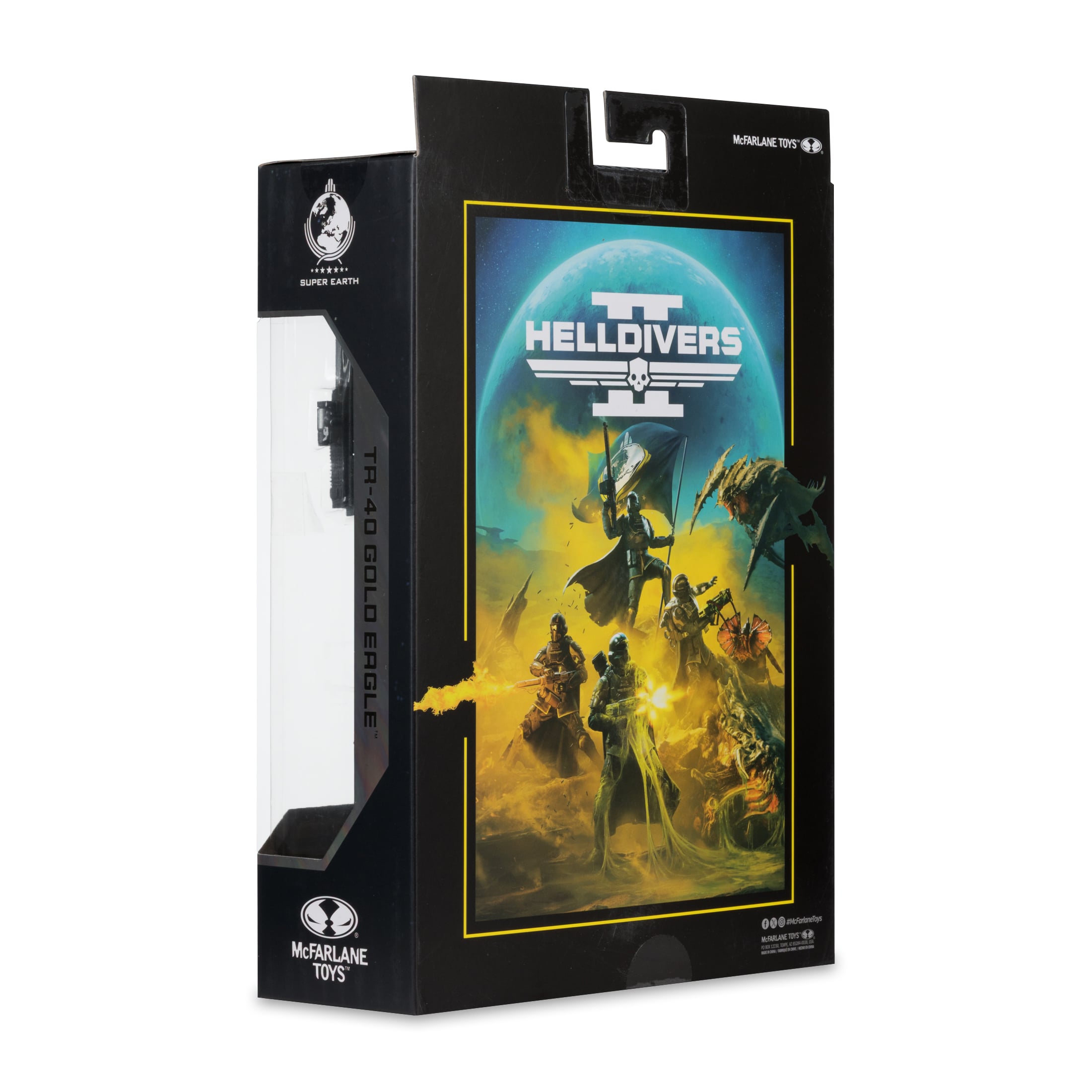 Helldivers 2 McFarlane Gaming Edition T4-40 Gold Eagle Action Figure Gallery Image 12