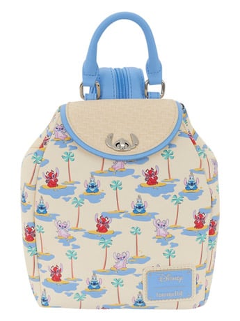 Image of Lilo & Stitch Angel, Stitch, & Leroy Micro Mini Backpack