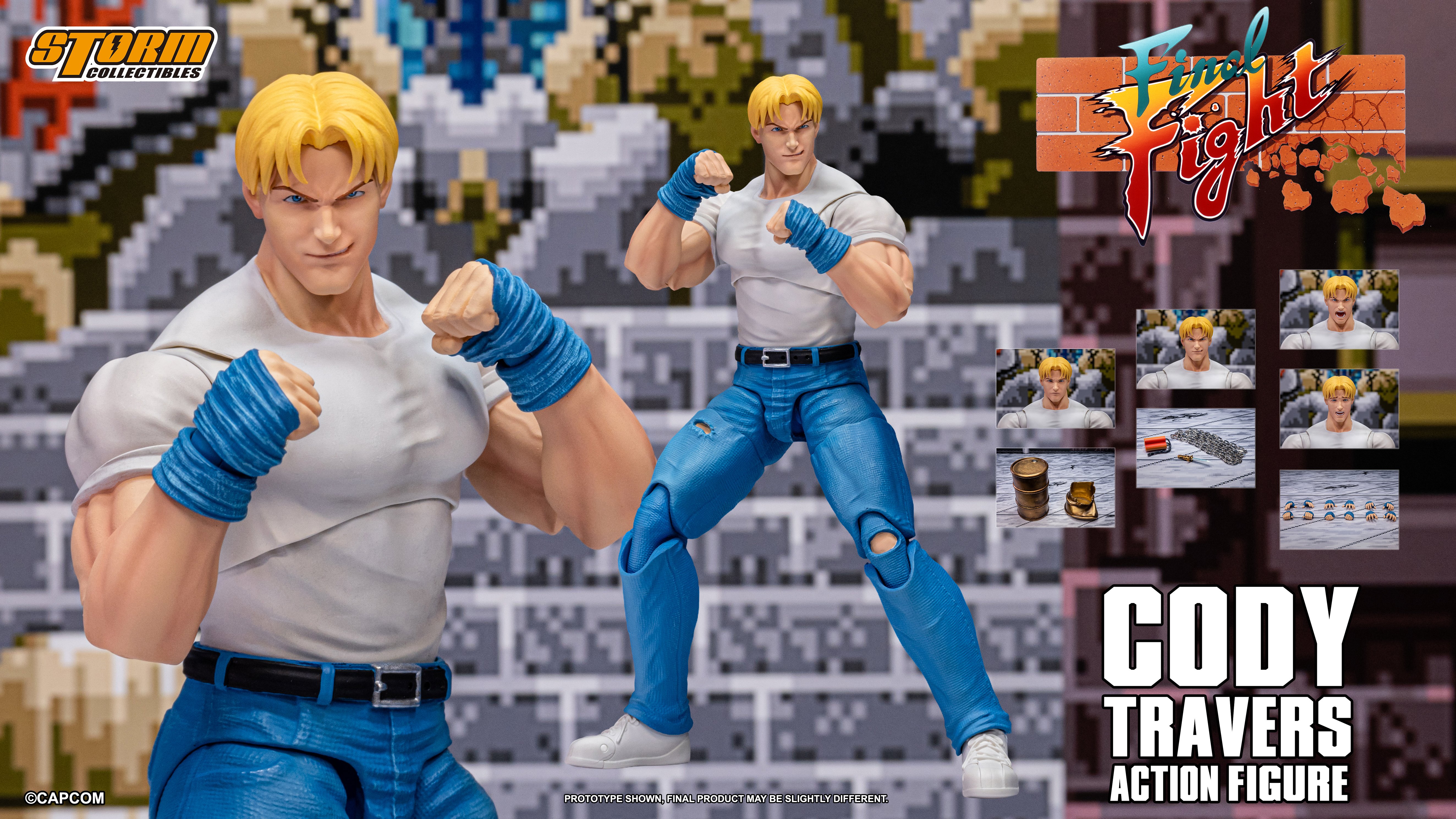 Final Fight Cody Travers 1/12 Scale Action Figure Gallery Image 19