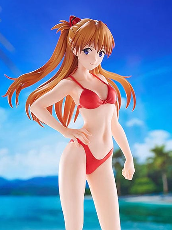 Image of Rebuild of Evangelion Pop Up Parade L Beach Queens Asuka Shikinami Langley (Bikini Style)