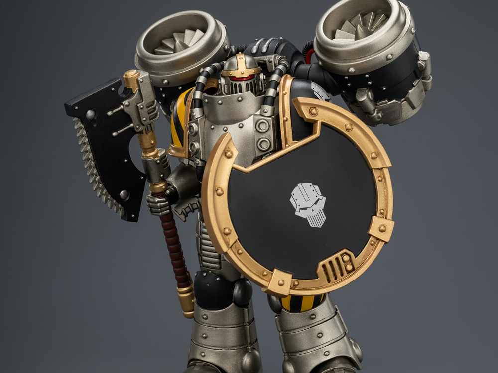 Warhammer: The Horus Heresy Iron Warriors MkII Assault Legionary 1 with Bolt Pistol, Chain Axe & Combat Shield 1/18 Scale Action Figure Gallery Image 1