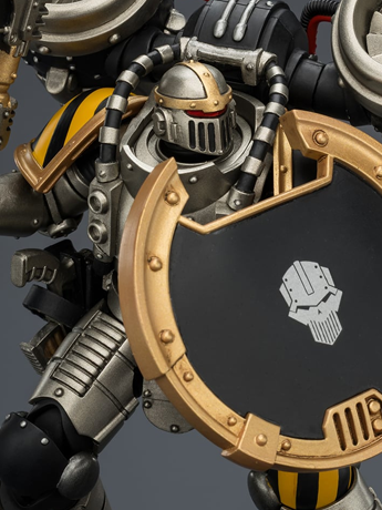 Warhammer: The Horus Heresy Iron Warriors MkII Assault Legionary 1 with Bolt Pistol, Chain Axe & Combat Shield 1/18 Scale Action Figure Gallery Image 2