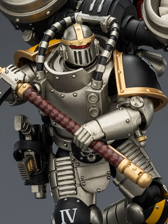 Warhammer: The Horus Heresy Iron Warriors MkII Assault Legionary 2 with Bolt Pistol & Heavy Chain Axe 1/18 Scale Action Figure Gallery Image 2