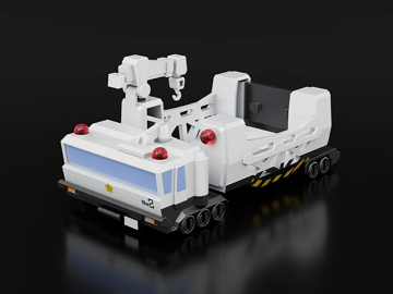 Mobile Police Patlabor Brickroid Type 99 Special Labor Carrier Figure
