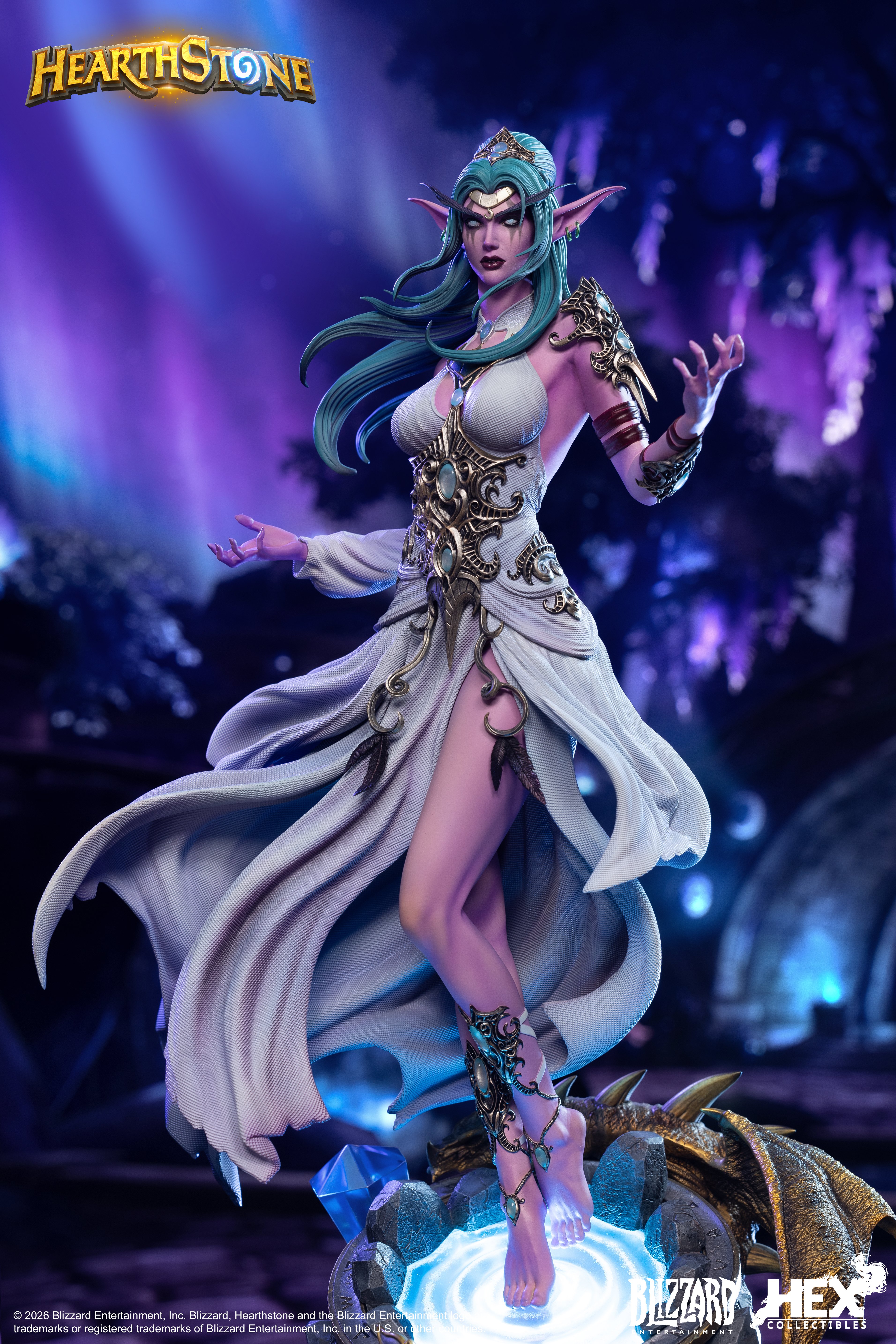 Hearthstone Tyrande Whisperwind 1/6 Scale Statue Gallery Image 12
