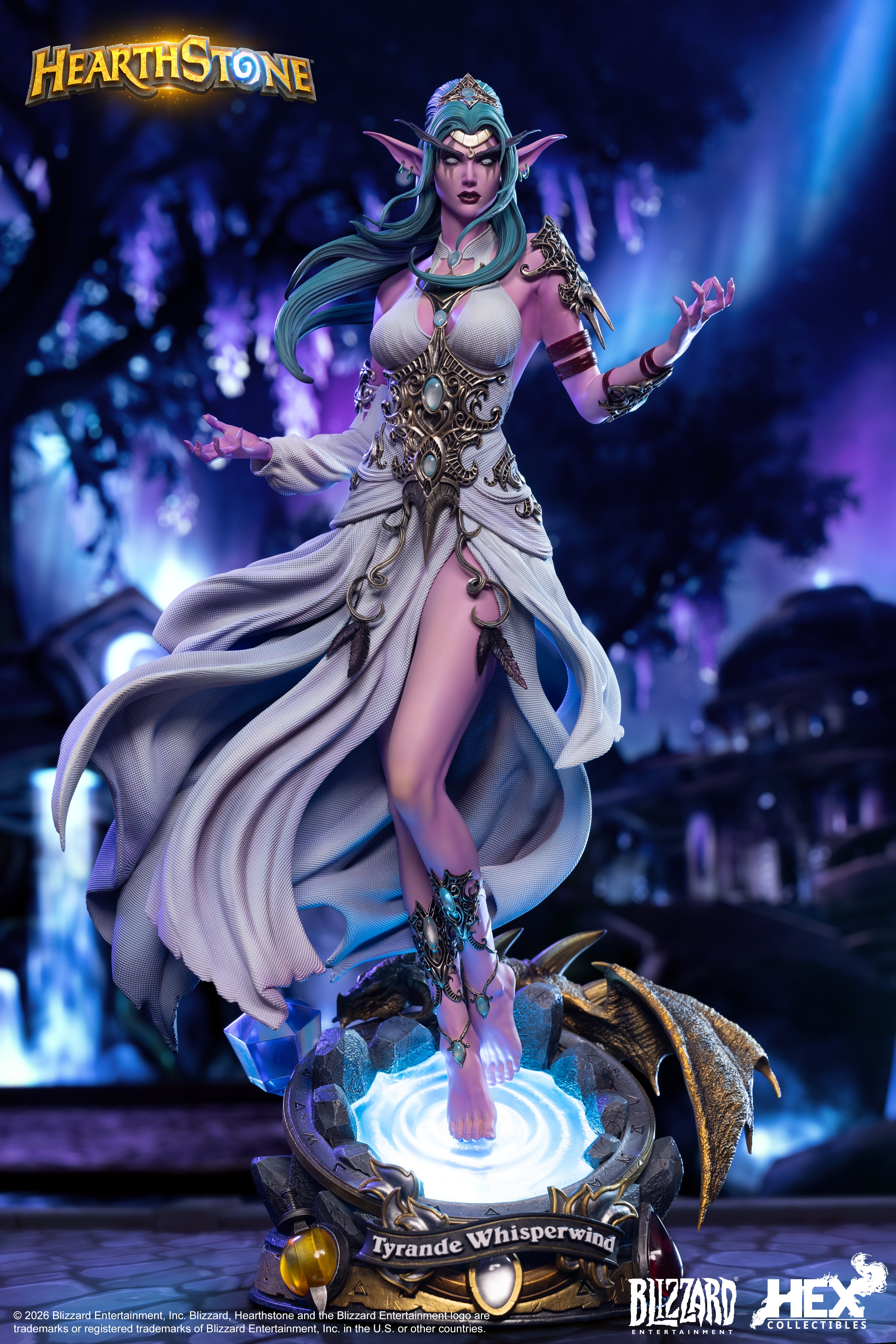 Hearthstone Tyrande Whisperwind 1/6 Scale Statue Gallery Image 11