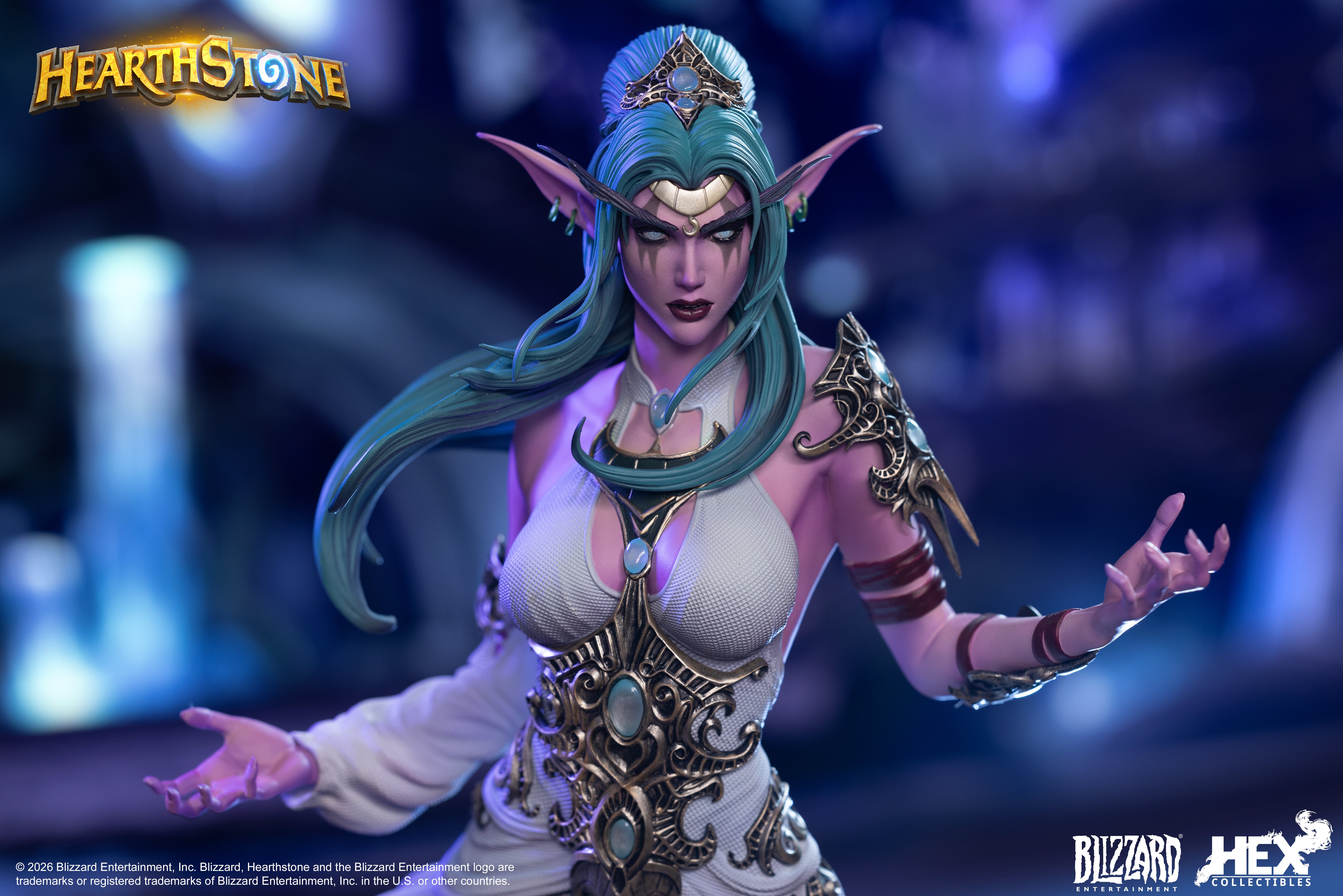 Hearthstone Tyrande Whisperwind 1/6 Scale Statue Gallery Image 7