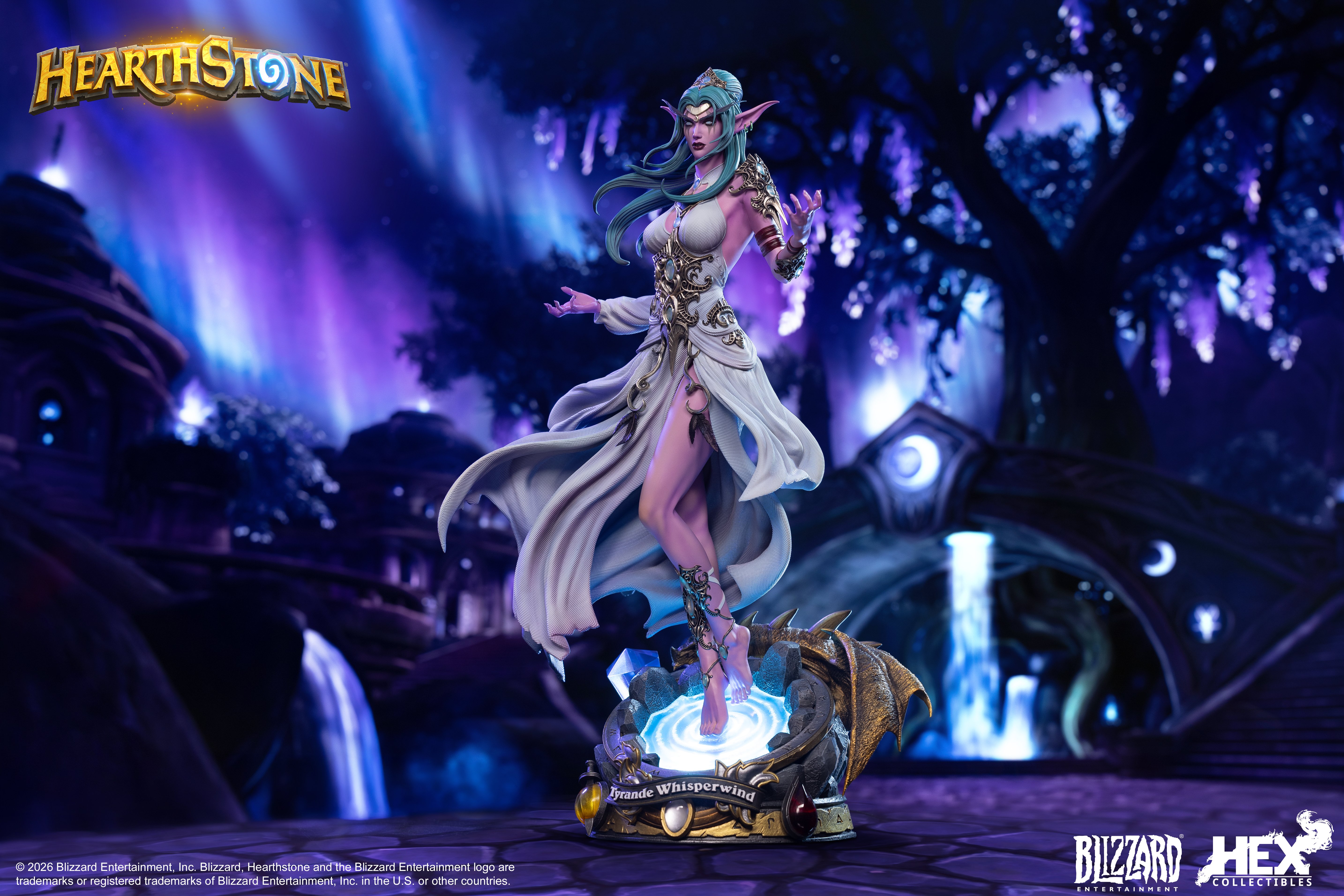 Hearthstone Tyrande Whisperwind 1/6 Scale Statue Gallery Image 4