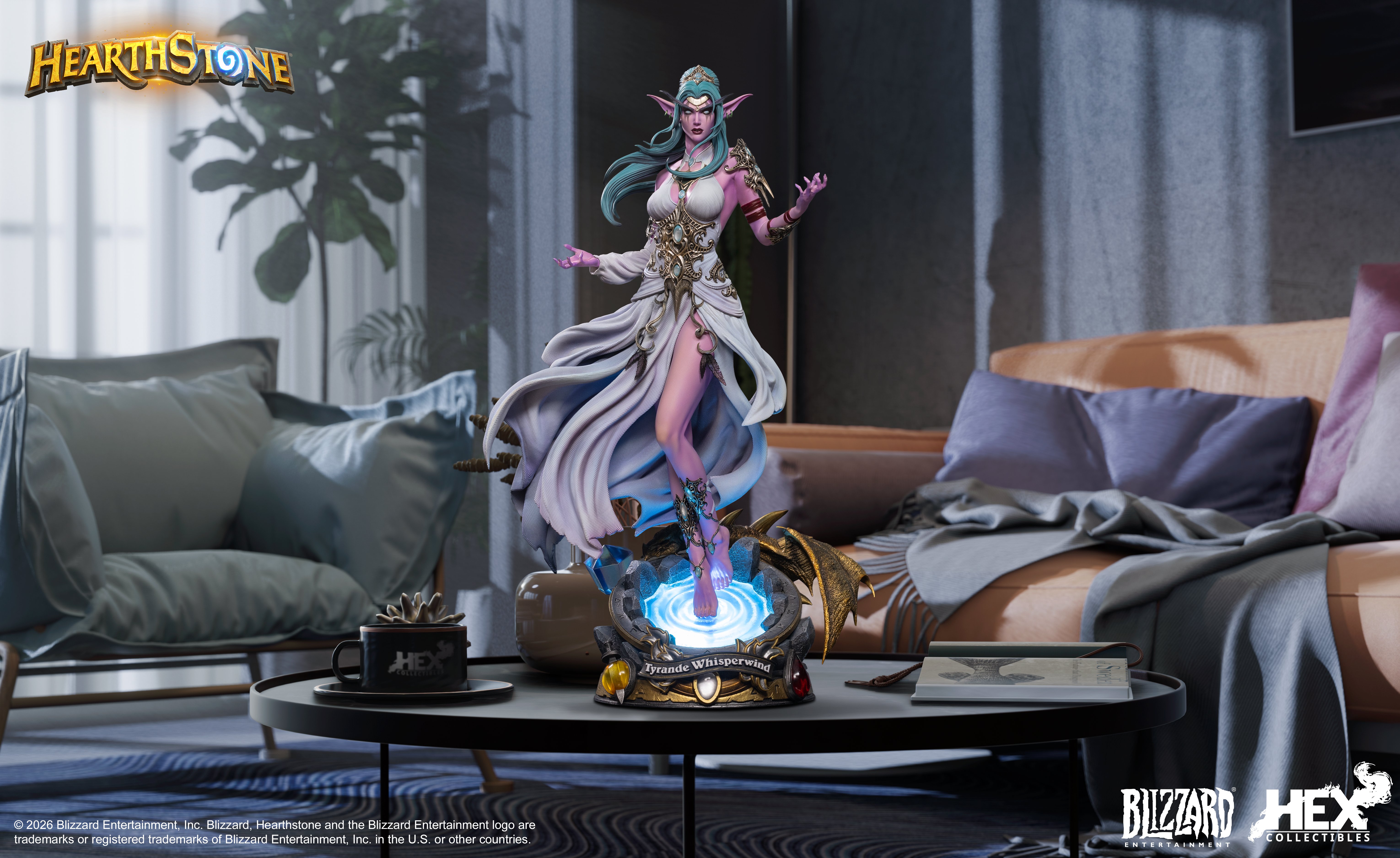 Hearthstone Tyrande Whisperwind 1/6 Scale Statue Gallery Image 17