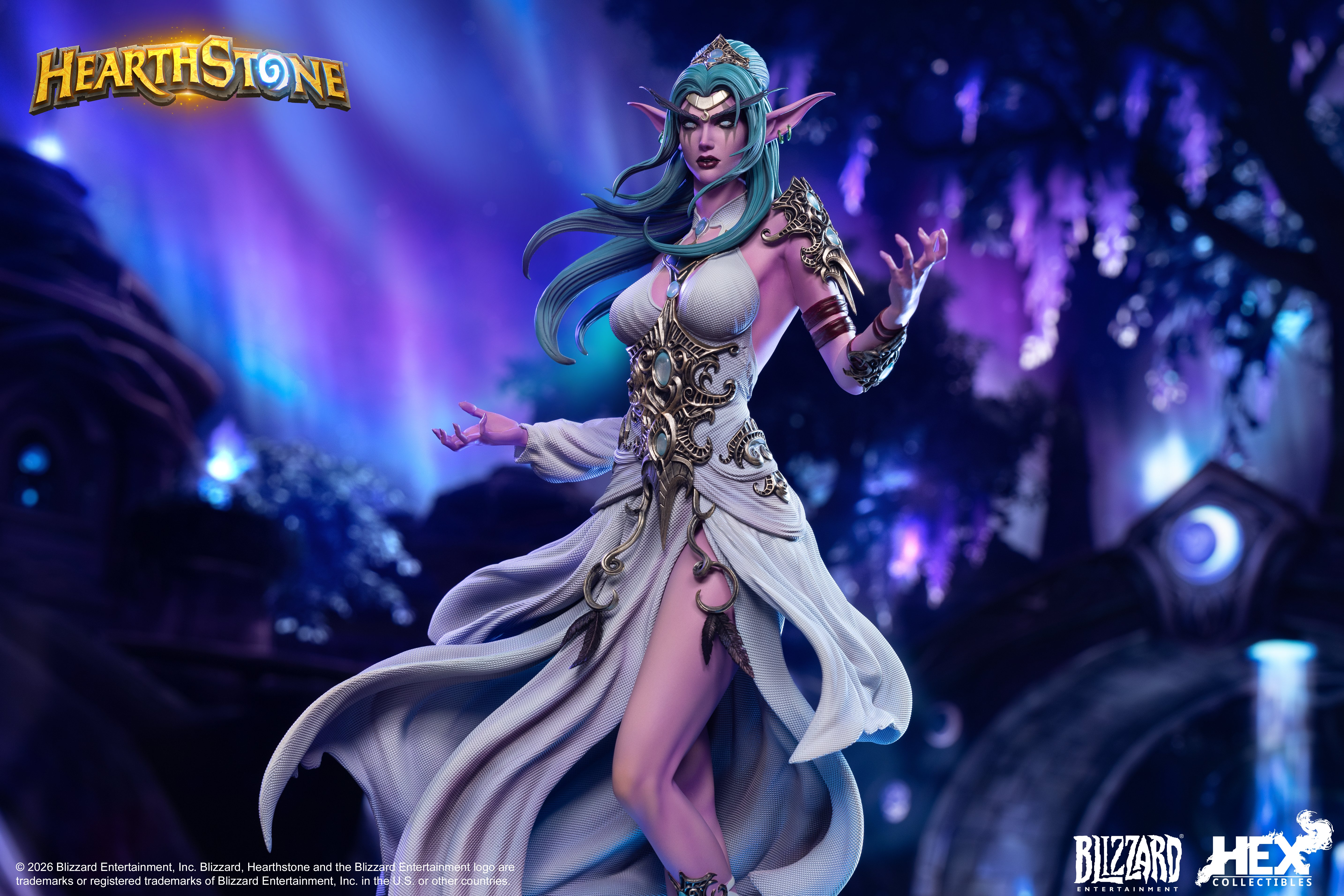 Hearthstone Tyrande Whisperwind 1/6 Scale Statue Gallery Image 5