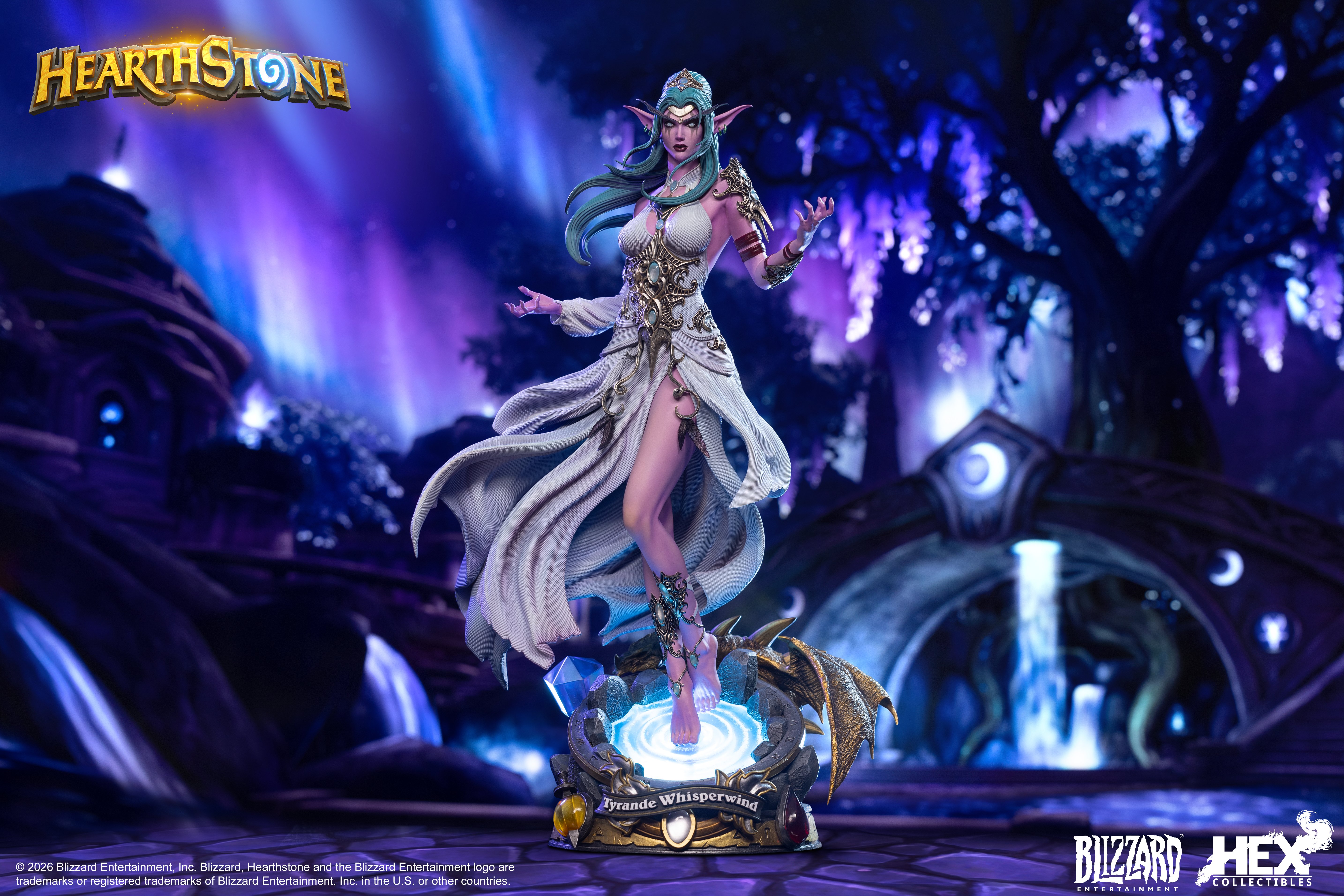 Hearthstone Tyrande Whisperwind 1/6 Scale Statue Gallery Image 3